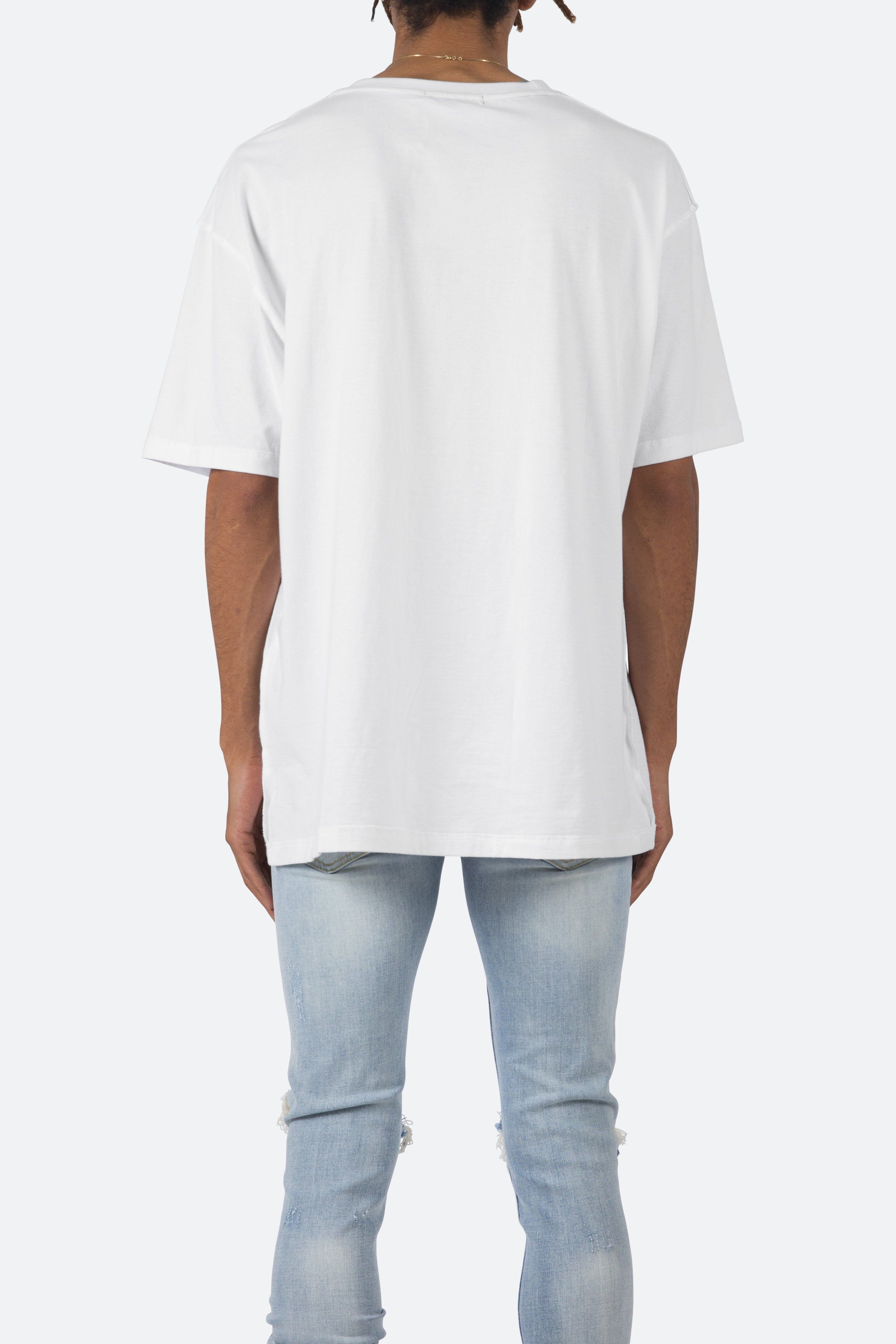 Inside Out Tee - White sold by MNML product image thumbnail 5