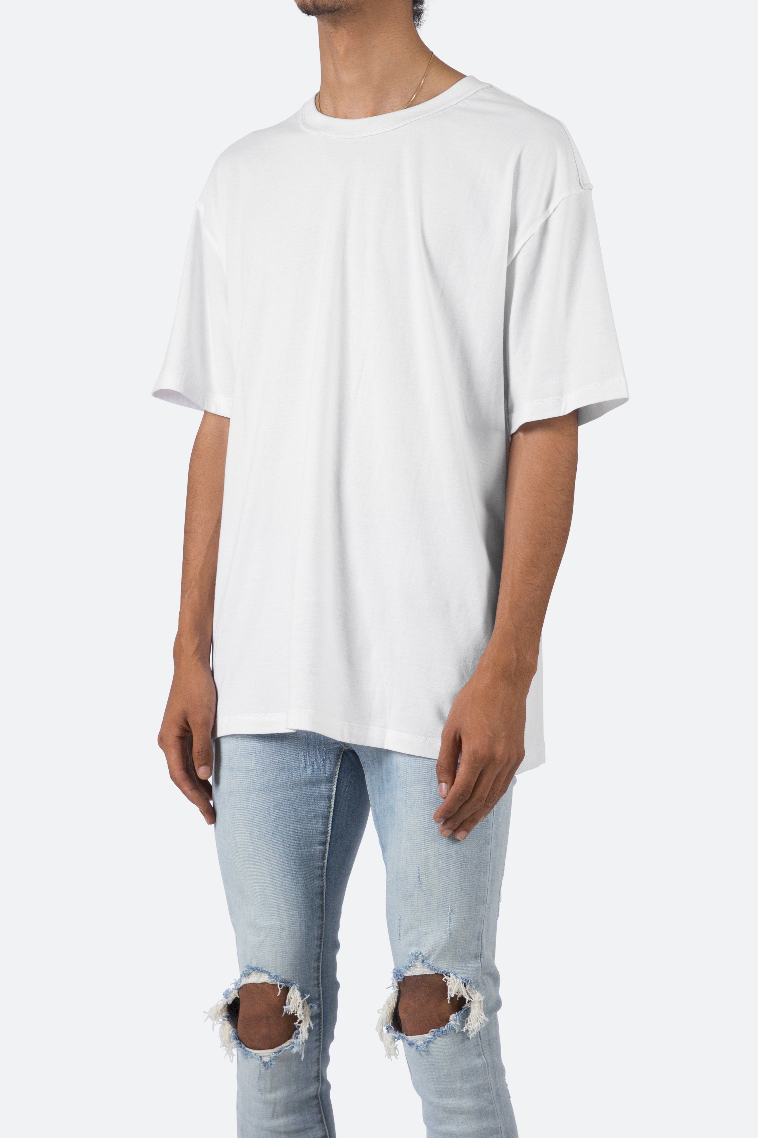 Inside Out Tee - White sold by MNML product image thumbnail 3