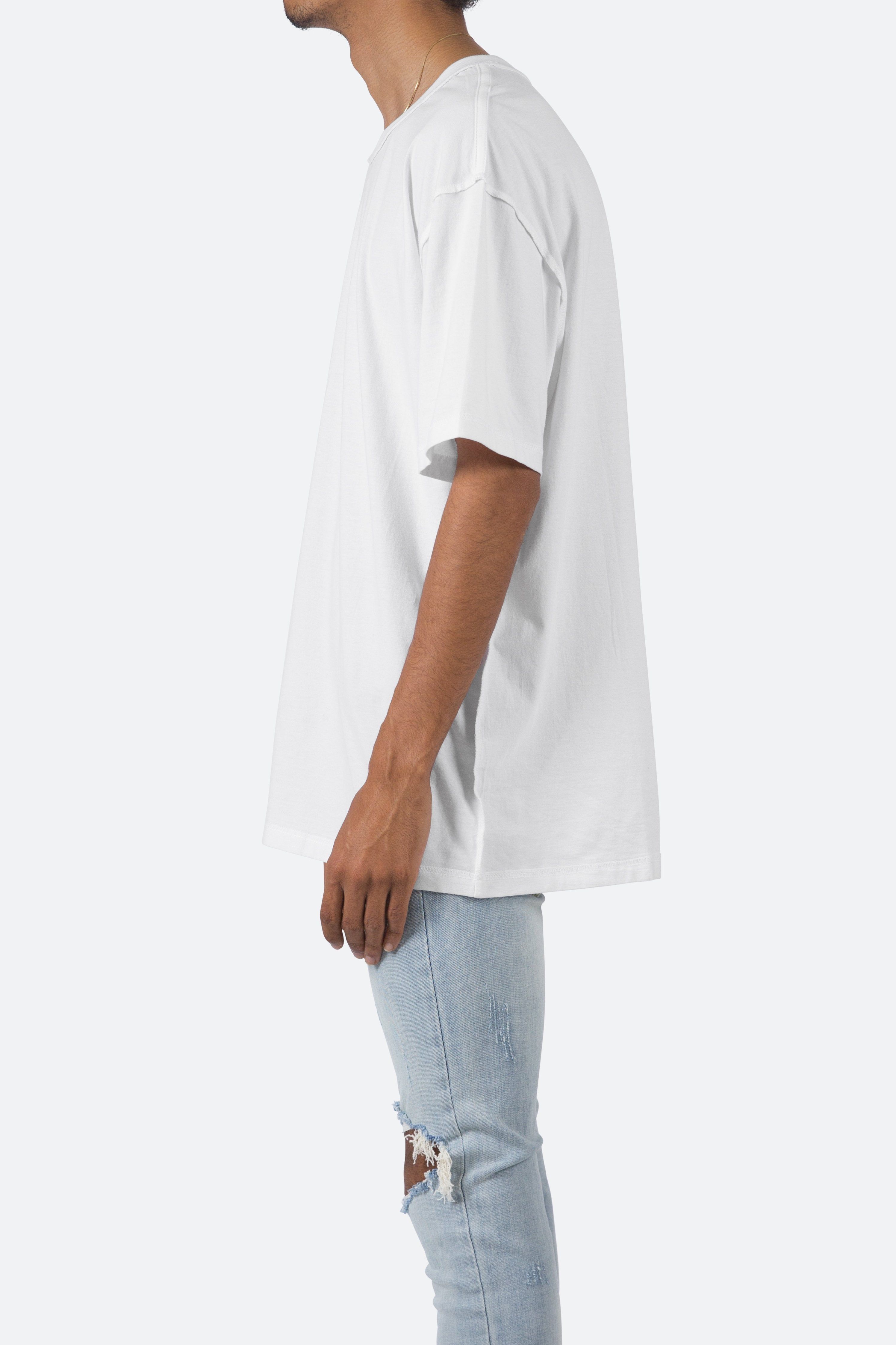 Inside Out Tee - White sold by MNML product image thumbnail 4