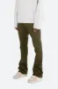 B472 Twill Flare Pants - Olive sold by MNML