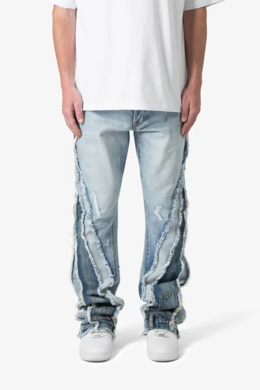 B373 Patch Flare Denim - Light Blue sold by MNML