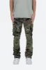 Patch Pocket Flare Cargo Pants - Camo sold by MNML