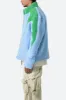 Sherpa Zip Up Jacket - Blue/Green sold by MNML