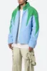 Sherpa Zip Up Jacket - Blue/Green sold by MNML