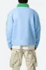 Sherpa Zip Up Jacket - Blue/Green sold by MNML