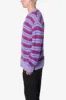 Striped Mohair Sweater - Purple sold by MNML