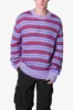 Striped Mohair Sweater - Purple sold by MNML