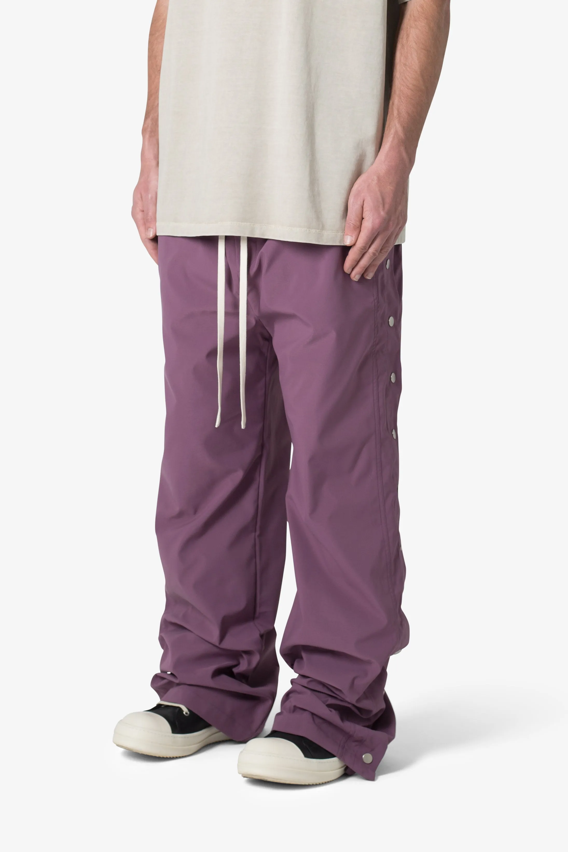 Side Snap Nylon Pants - Mauve sold by MNML product image thumbnail 4