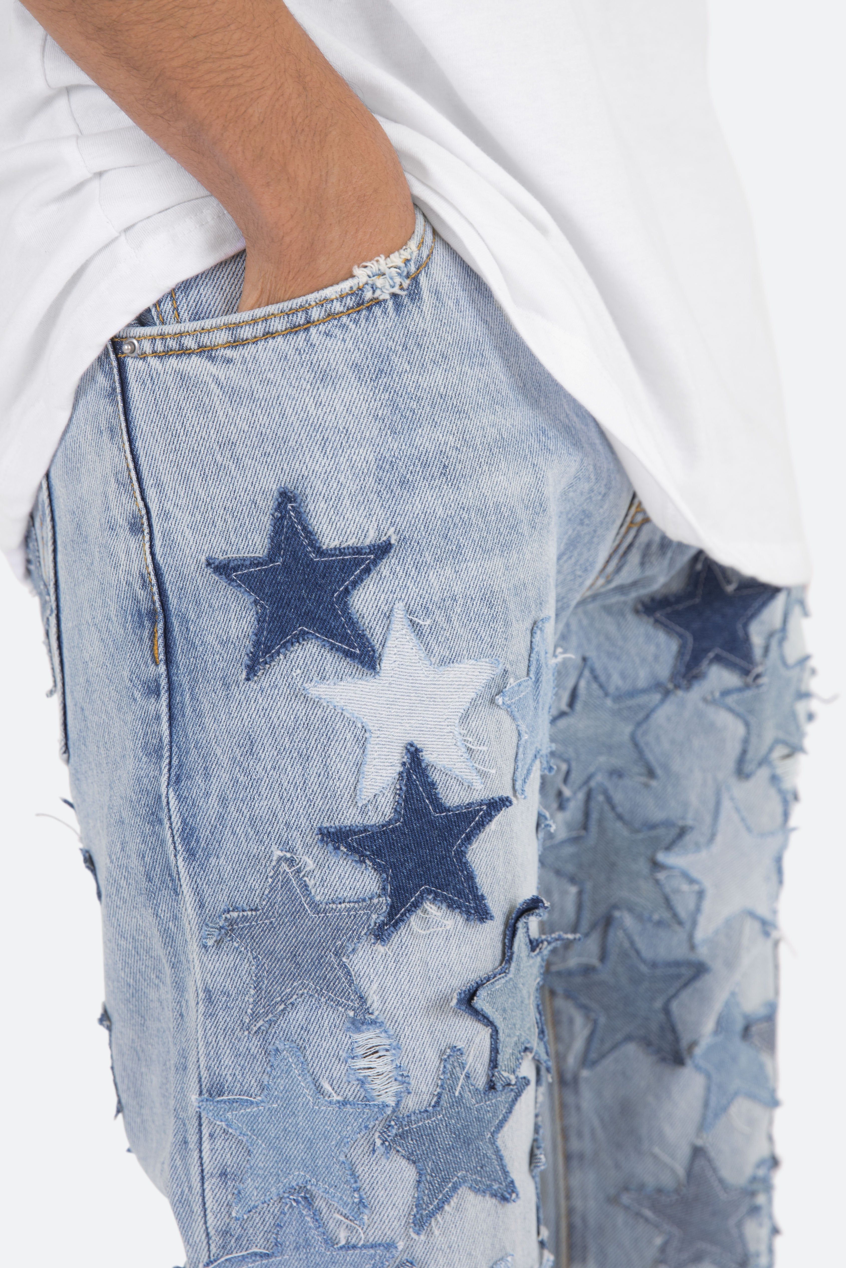 D271 Star Straight Denim - Blue sold by MNML product image thumbnail 9