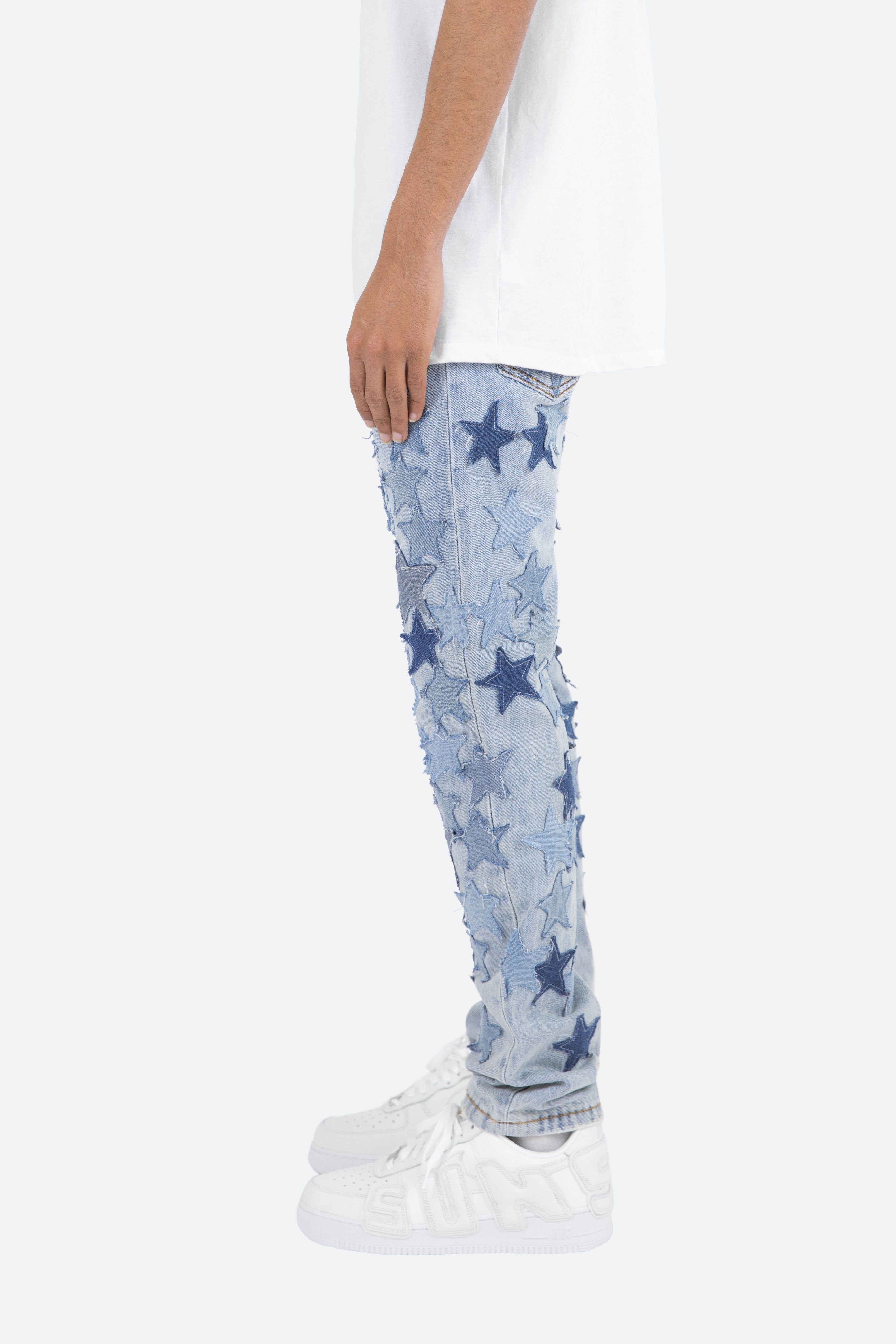 D271 Star Straight Denim - Blue sold by MNML product image thumbnail 4