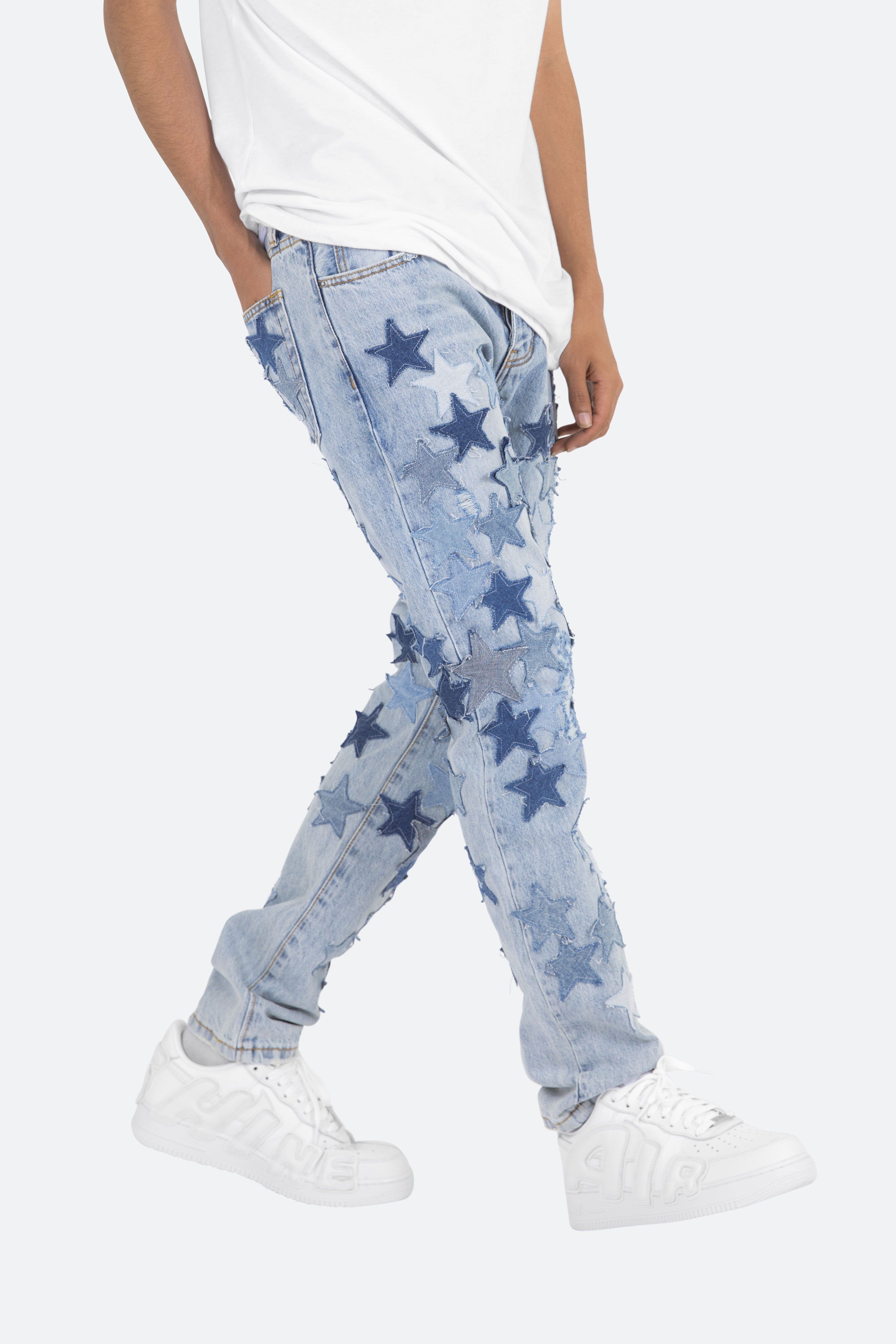 D271 Star Straight Denim - Blue sold by MNML product image thumbnail 7