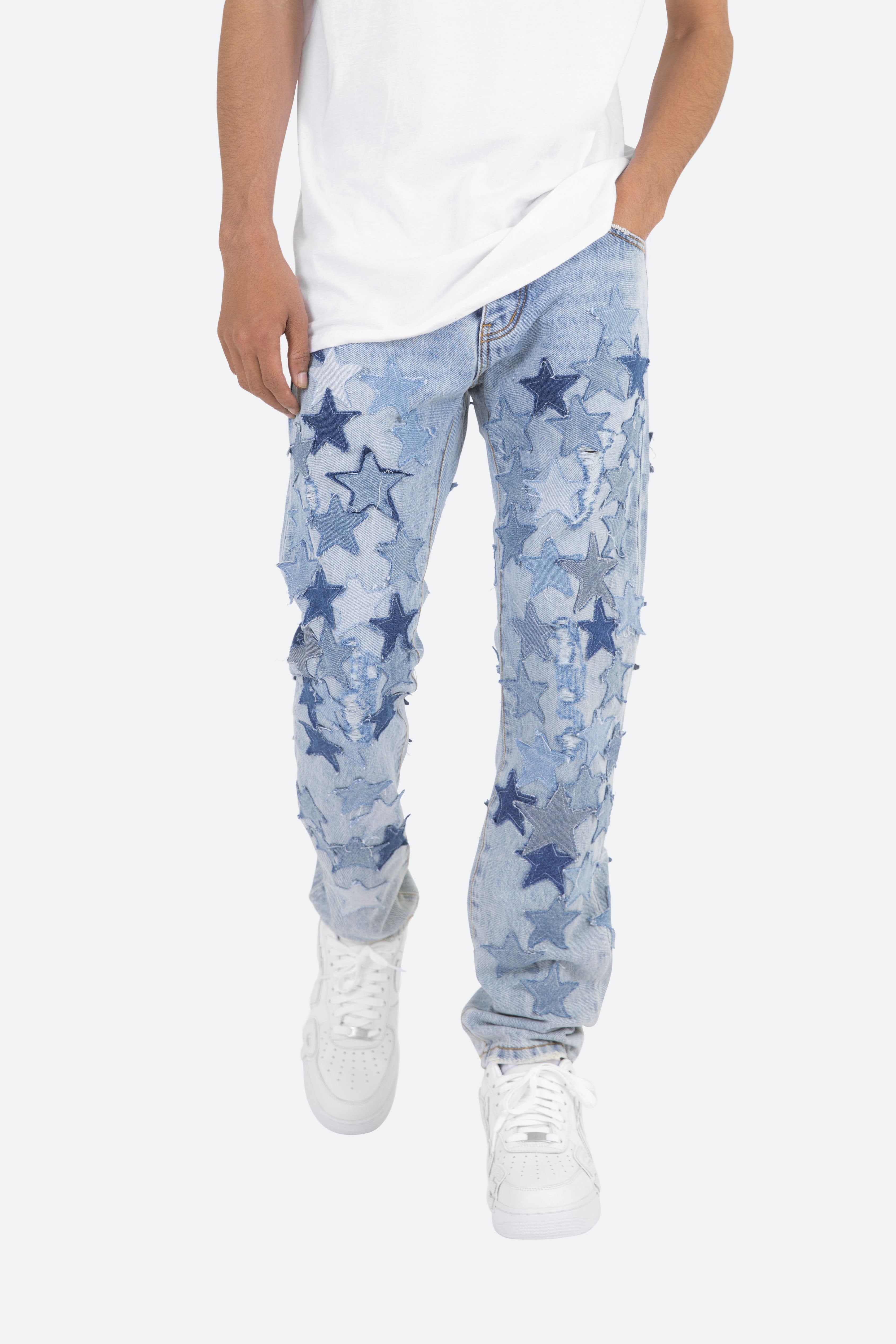 D271 Star Straight Denim - Blue sold by MNML product image thumbnail 6