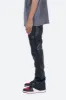 B169 Leather Flare Pants - Black sold by MNML