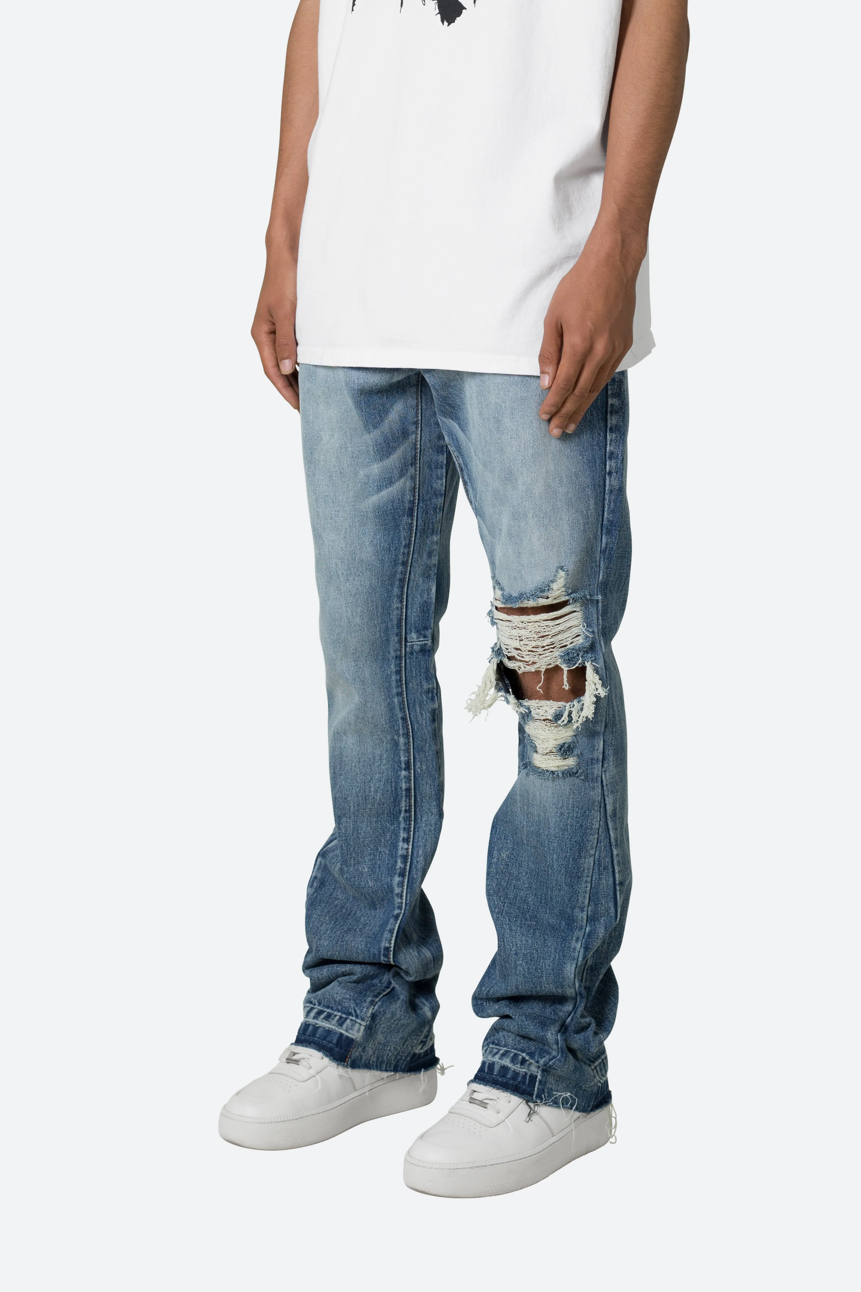B455 Flare Denim - Blue sold by MNML product image thumbnail 4