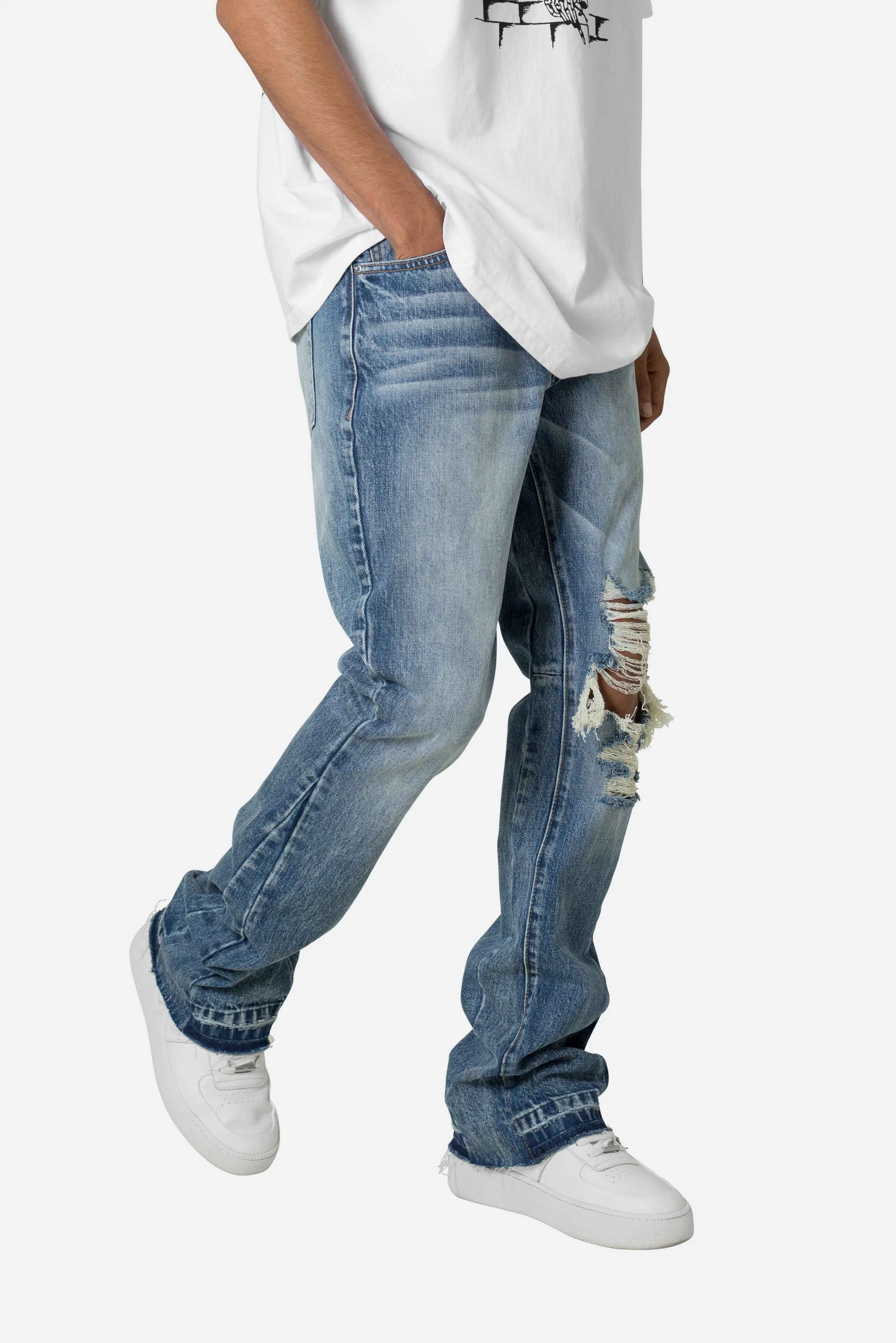 B455 Flare Denim - Blue sold by MNML product image thumbnail 2