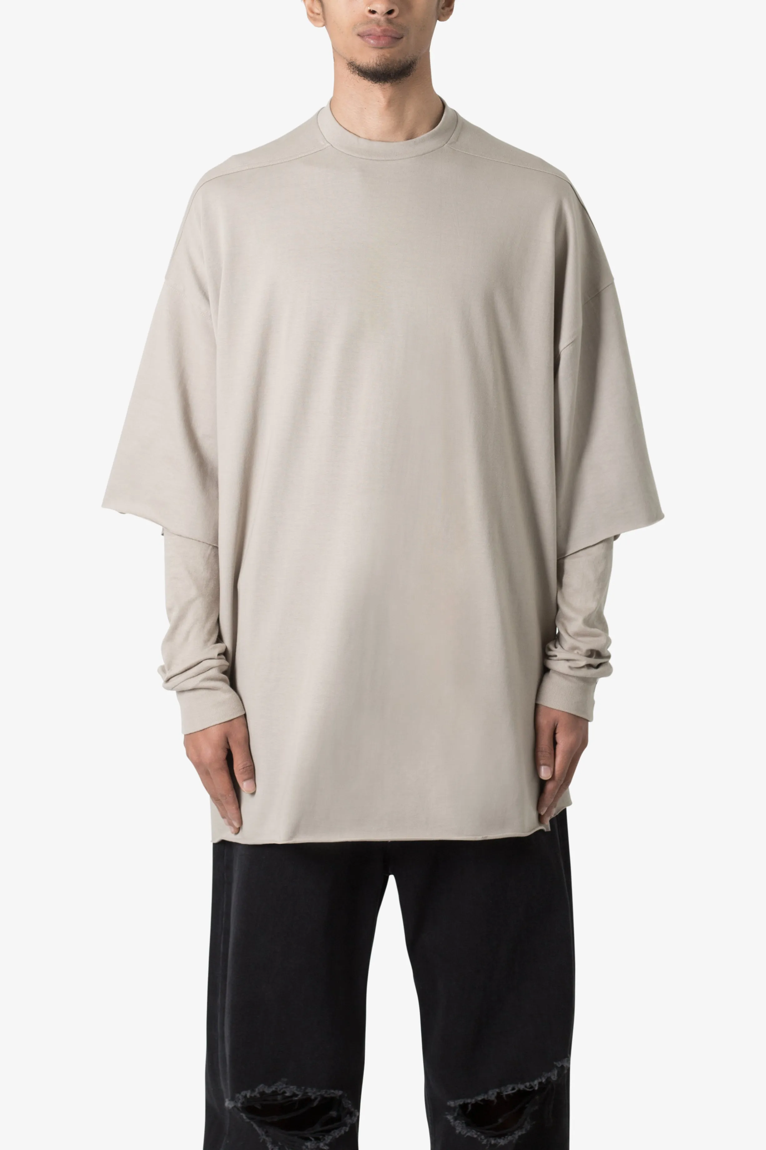 Bat Wing Tee - Bone sold by MNML product image thumbnail 2