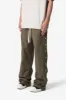 Side Snap Nylon Pants - Olive sold by MNML