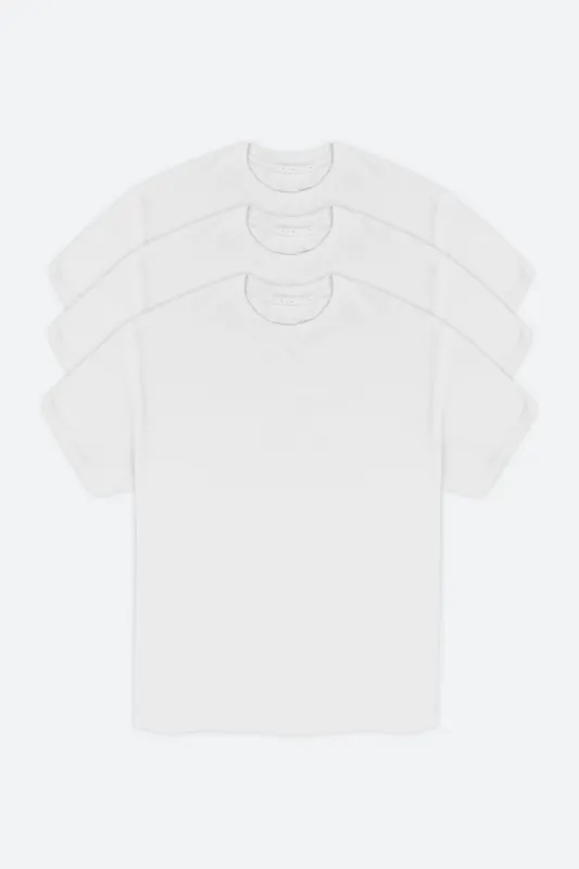 Every Day Tee 3 Pack - White sold by MNML