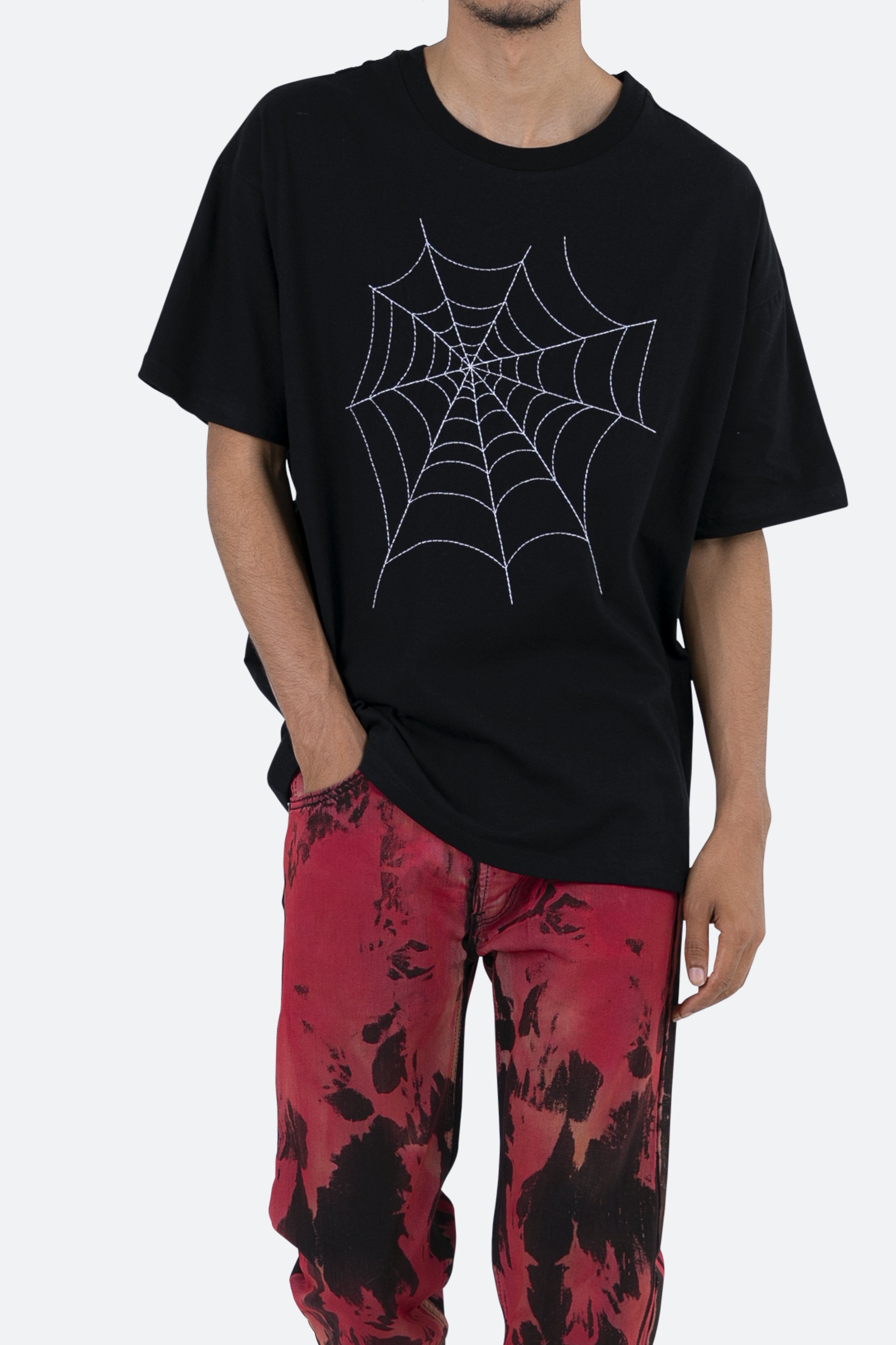 Spider Web Tee - Black sold by MNML product image thumbnail 2