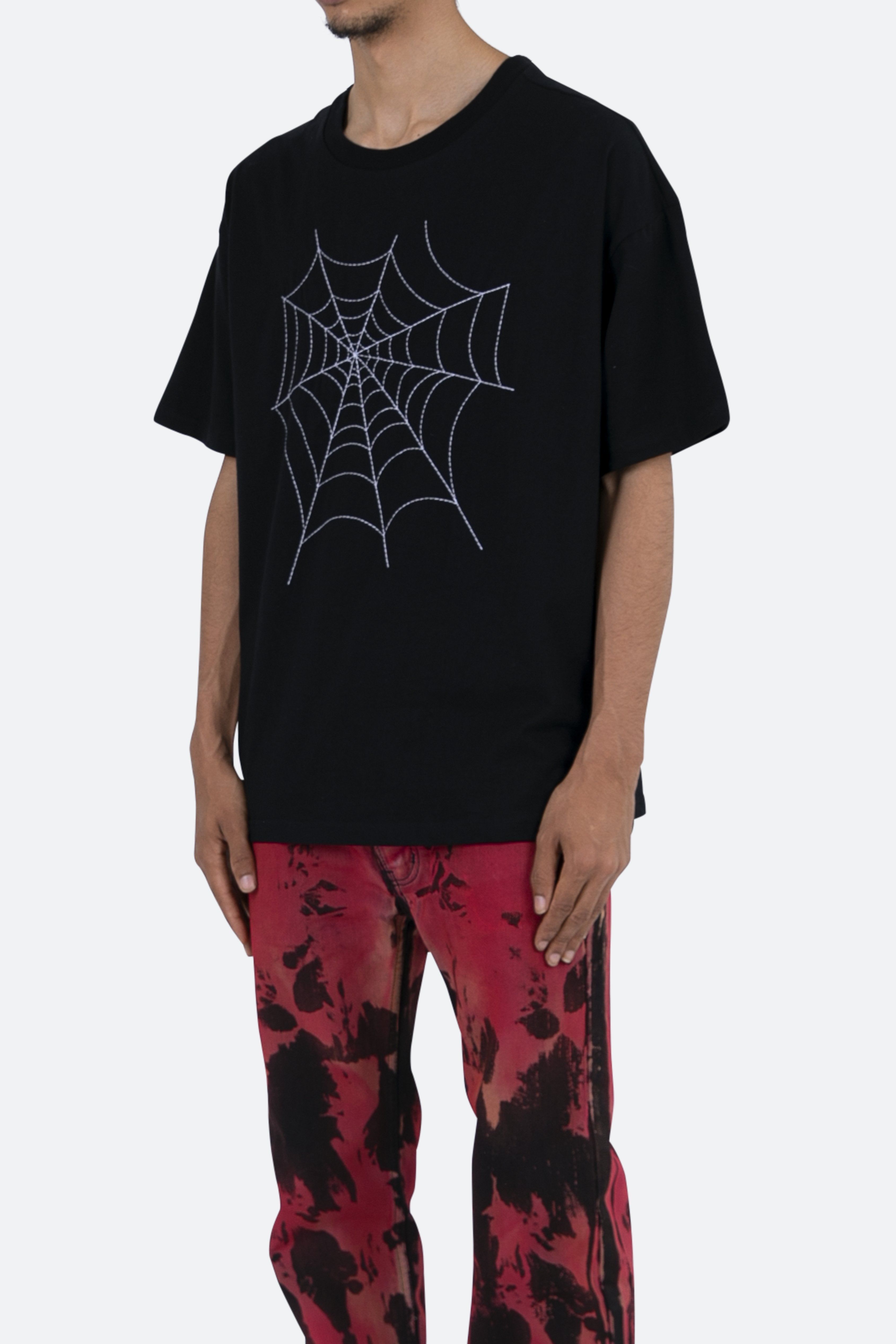 Spider Web Tee - Black sold by MNML product image thumbnail 3