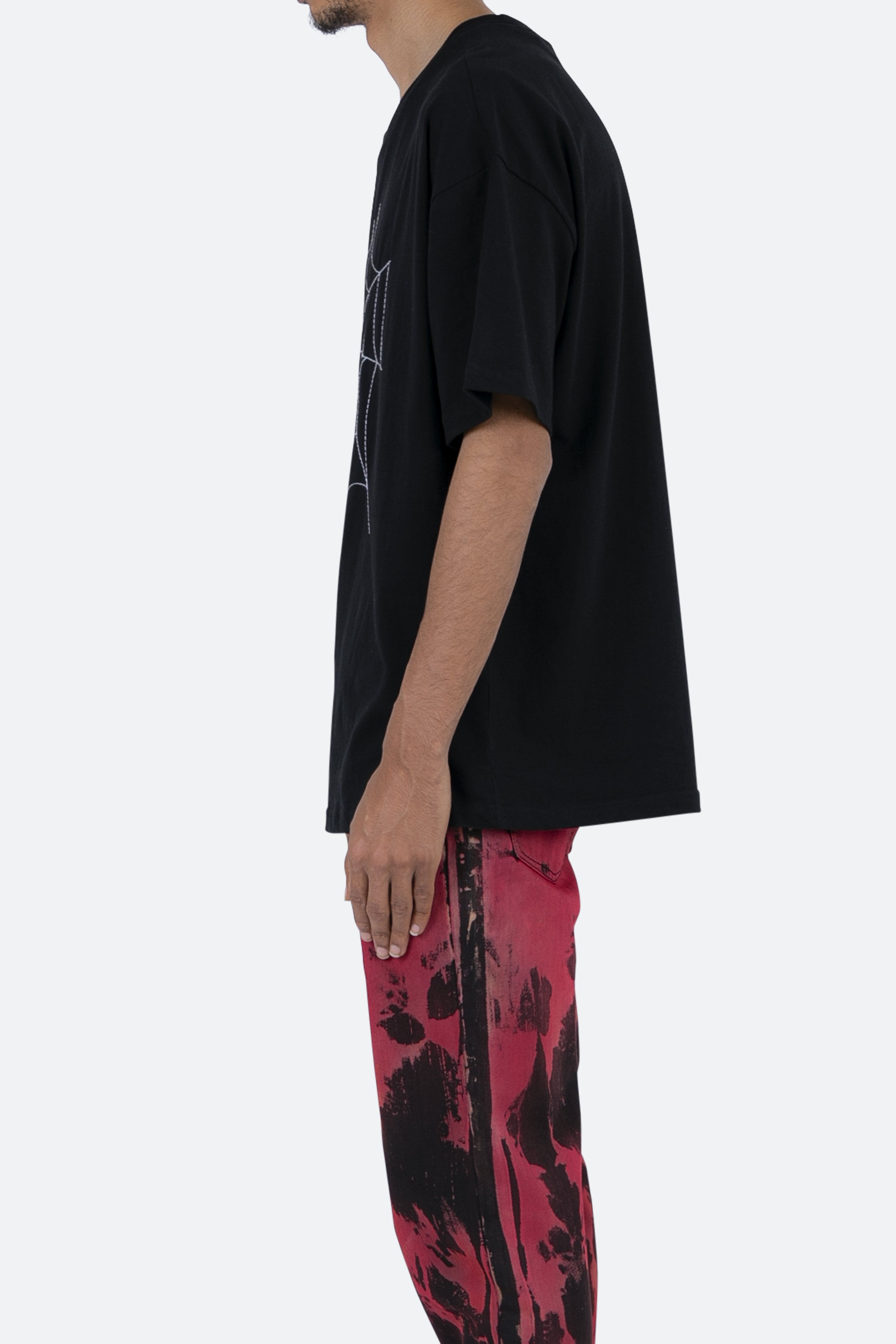 Spider Web Tee - Black sold by MNML product image thumbnail 4