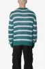 Striped Mohair Sweater - Green sold by MNML