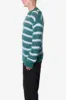 Striped Mohair Sweater - Green sold by MNML