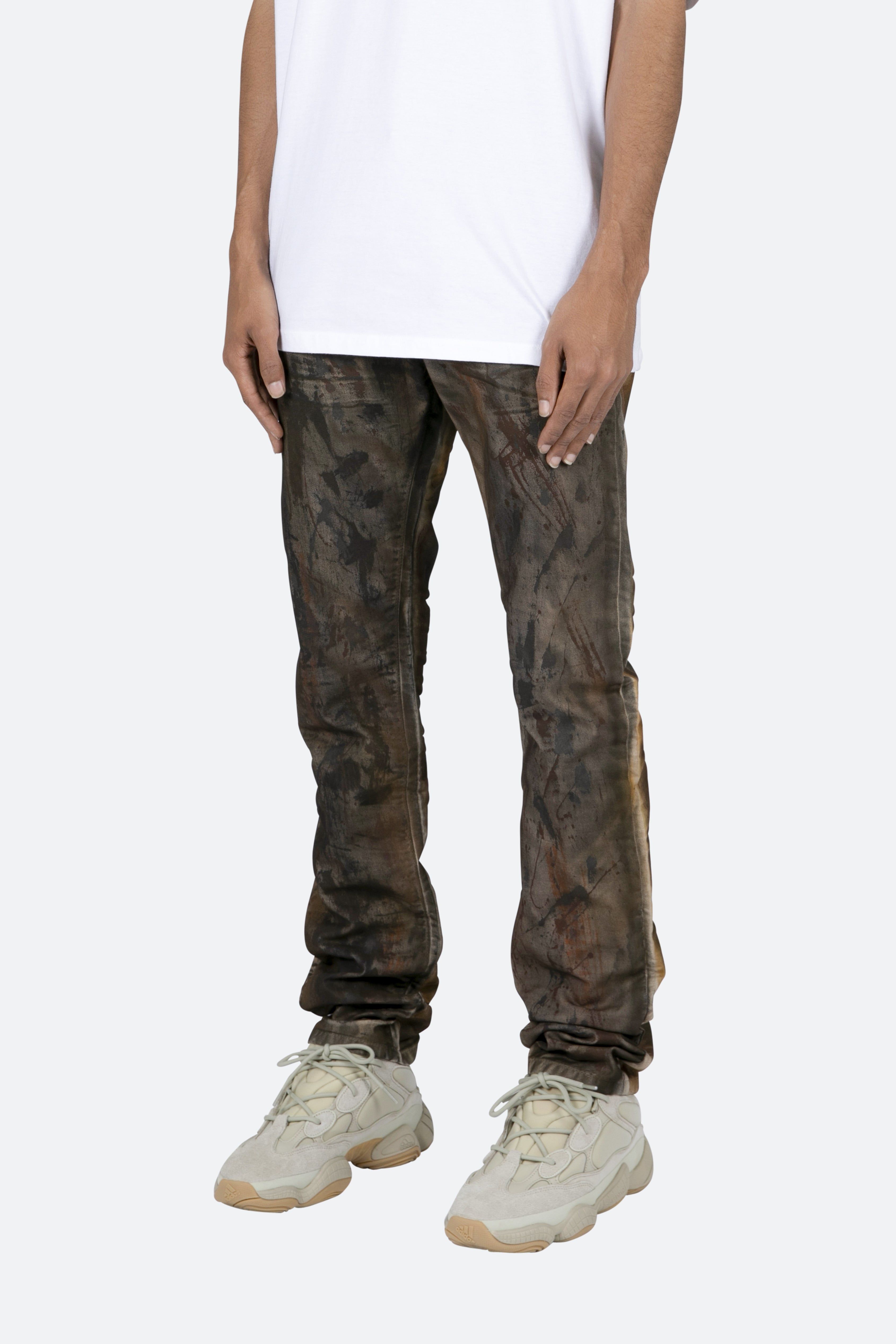 D452 Camo Straight Denim - Brown sold by MNML product image thumbnail 3