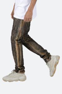 D452 Camo Straight Denim - Brown sold by MNML