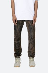 D452 Camo Straight Denim - Brown sold by MNML