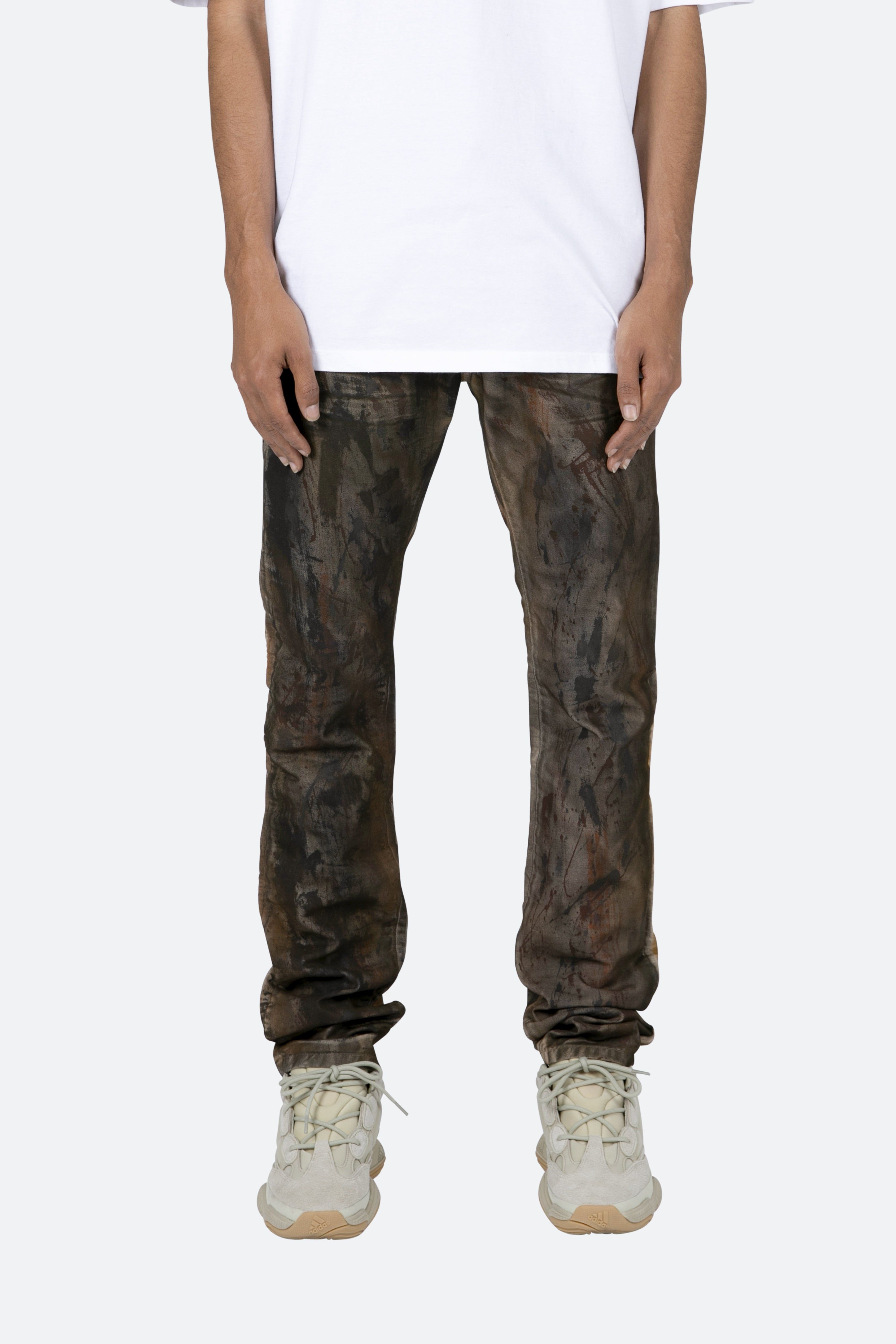 D452 Camo Straight Denim - Brown sold by MNML product image thumbnail 2