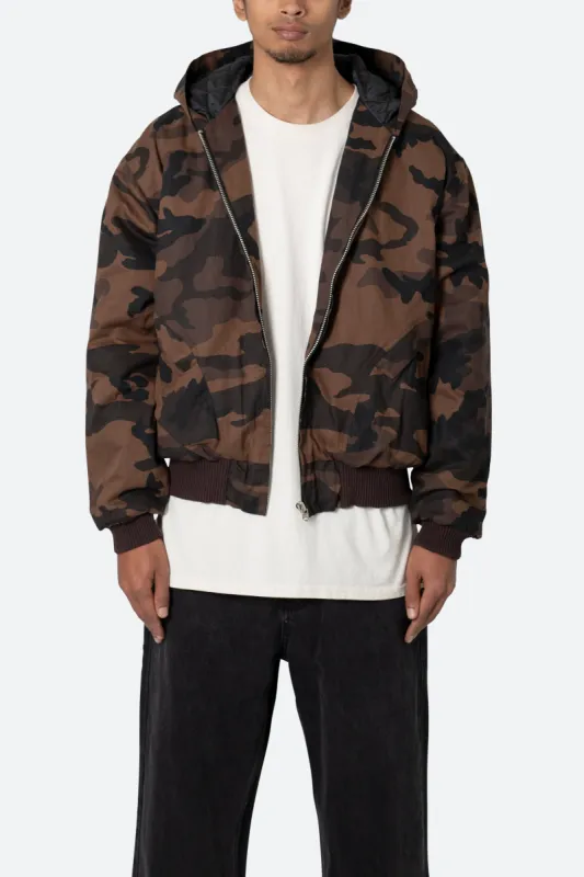 Camo Zip Up Jacket - Camo sold by MNML