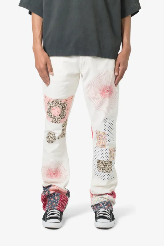 B387 Rugged Flare Denim - Off White sold by MNML