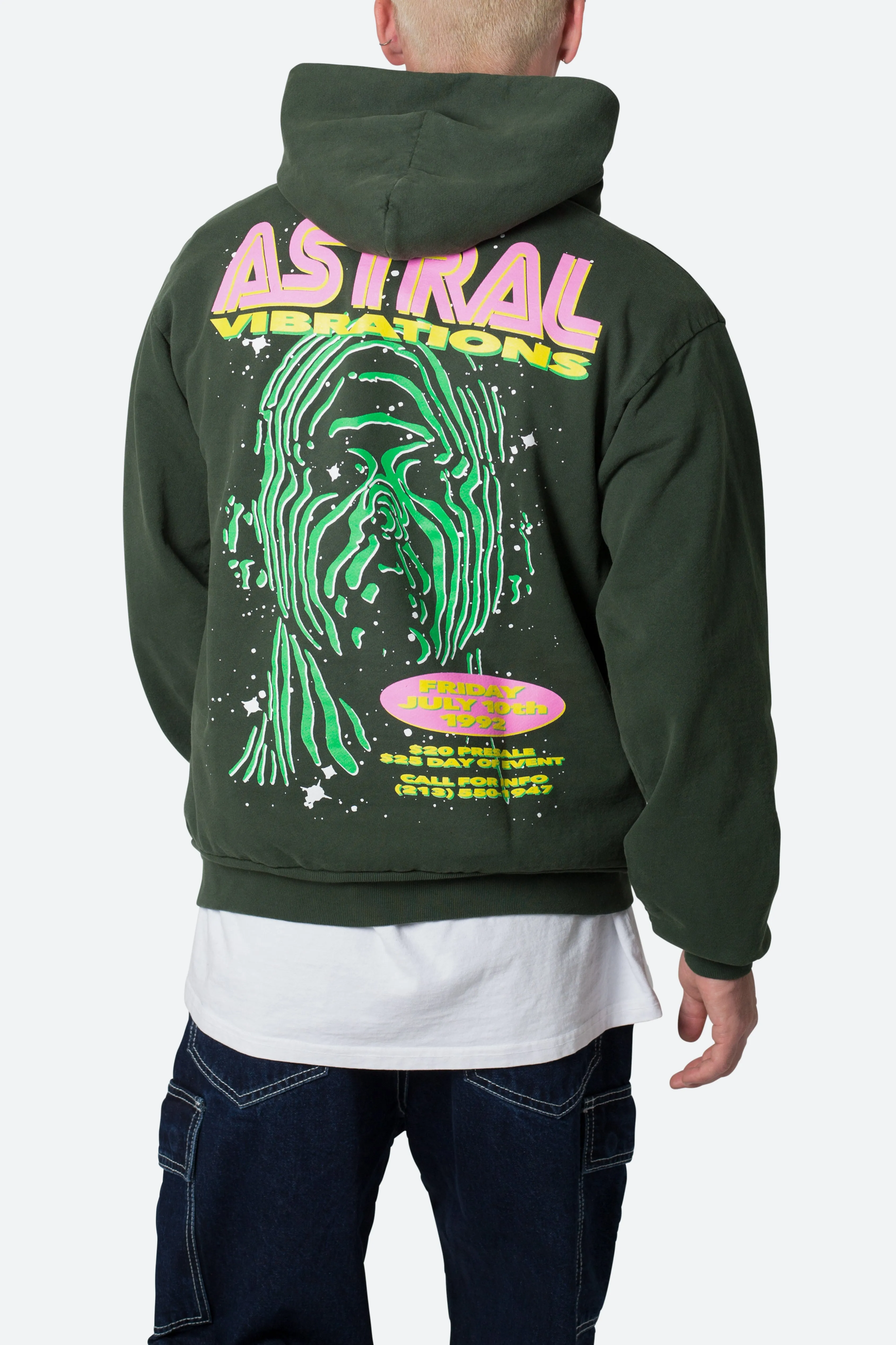 Astral Vibrations Hoodie - Ivy sold by MNML product image thumbnail 2