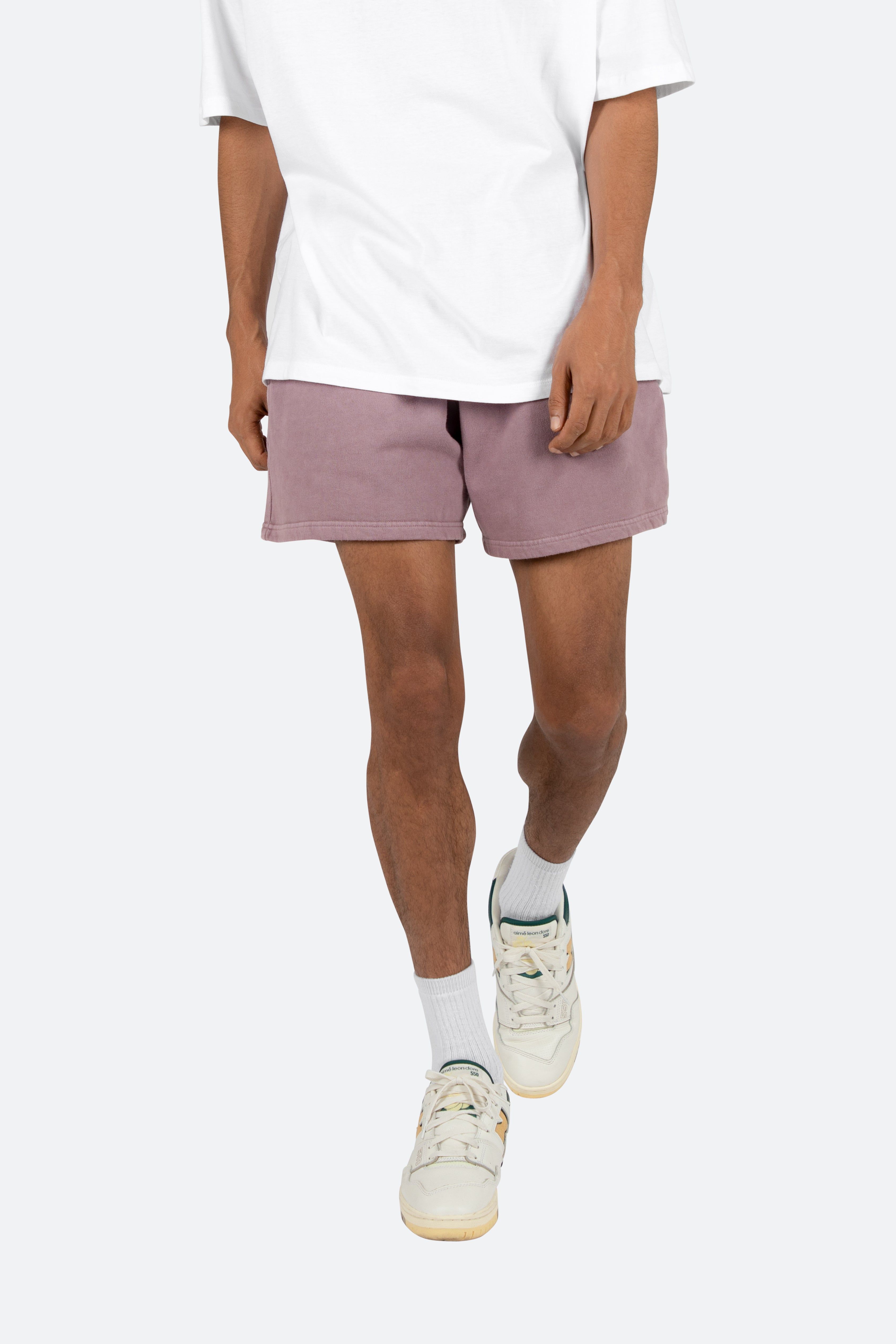 Vintage Washed Sweatshorts - Purple sold by MNML product image thumbnail 2