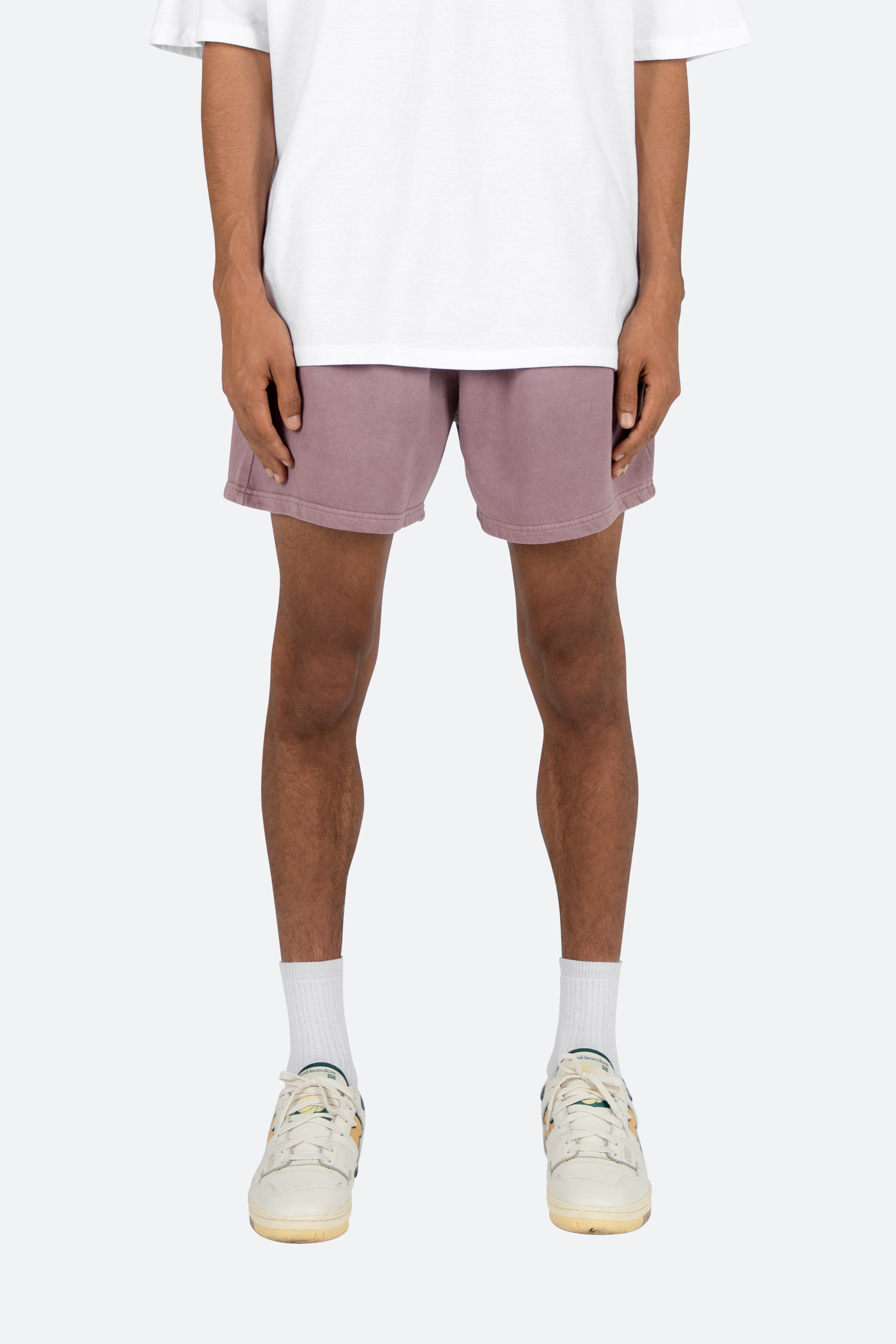 Vintage Washed Sweatshorts - Purple sold by MNML product image thumbnail 3