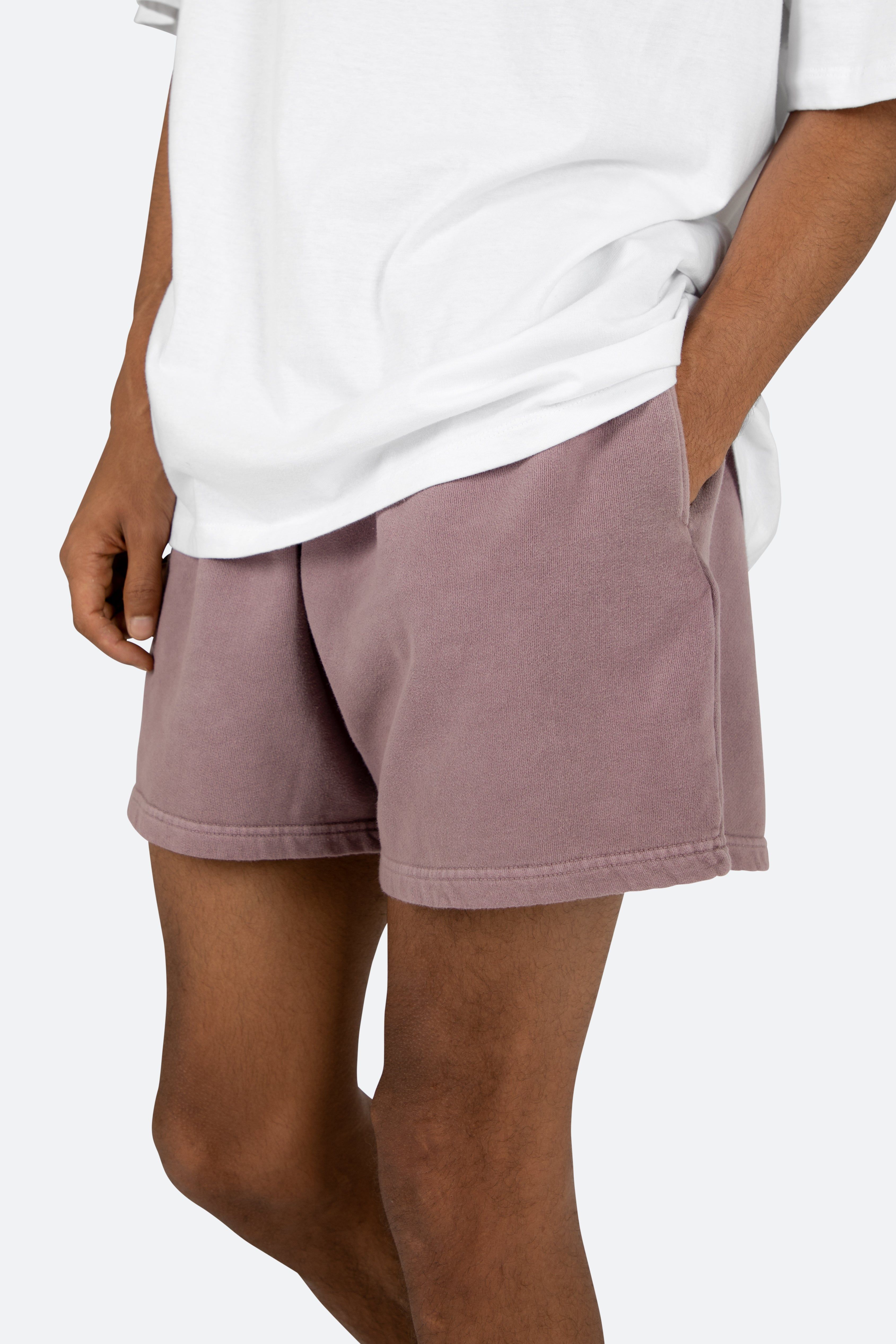 Vintage Washed Sweatshorts - Purple sold by MNML product image thumbnail 7