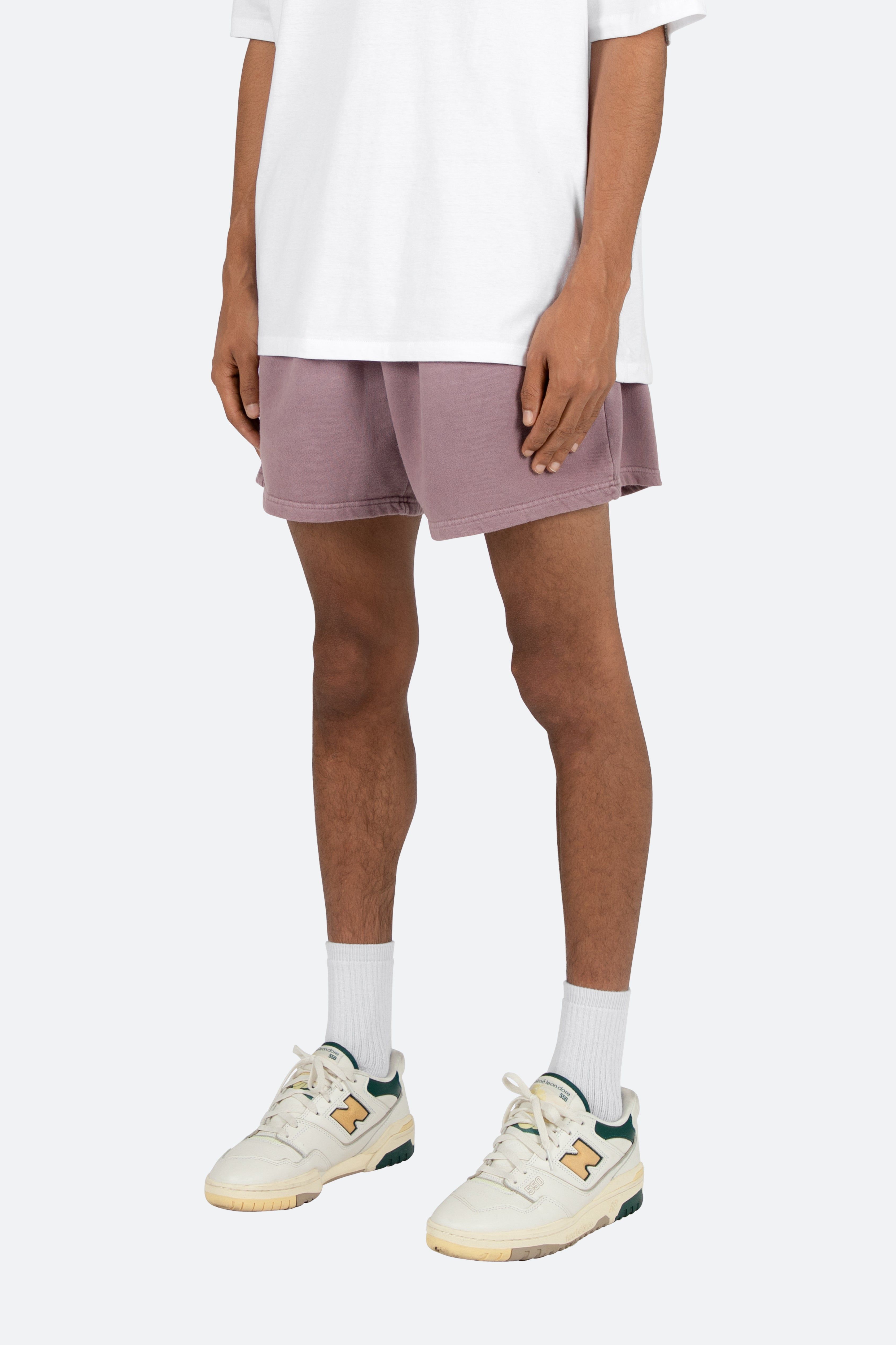 Vintage Washed Sweatshorts - Purple sold by MNML product image thumbnail 4