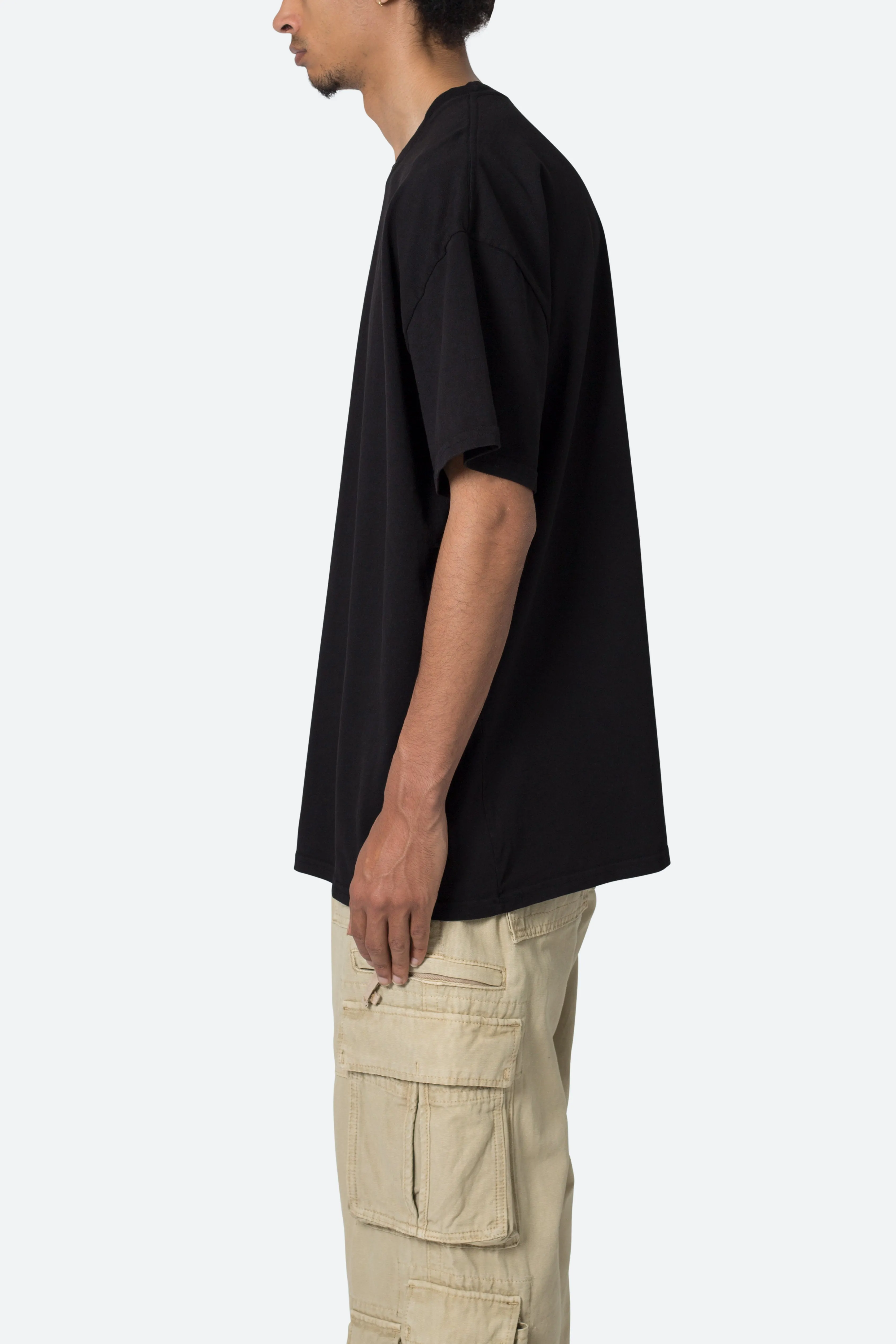 Vintage Boxy Tee - Black sold by MNML product image thumbnail 4