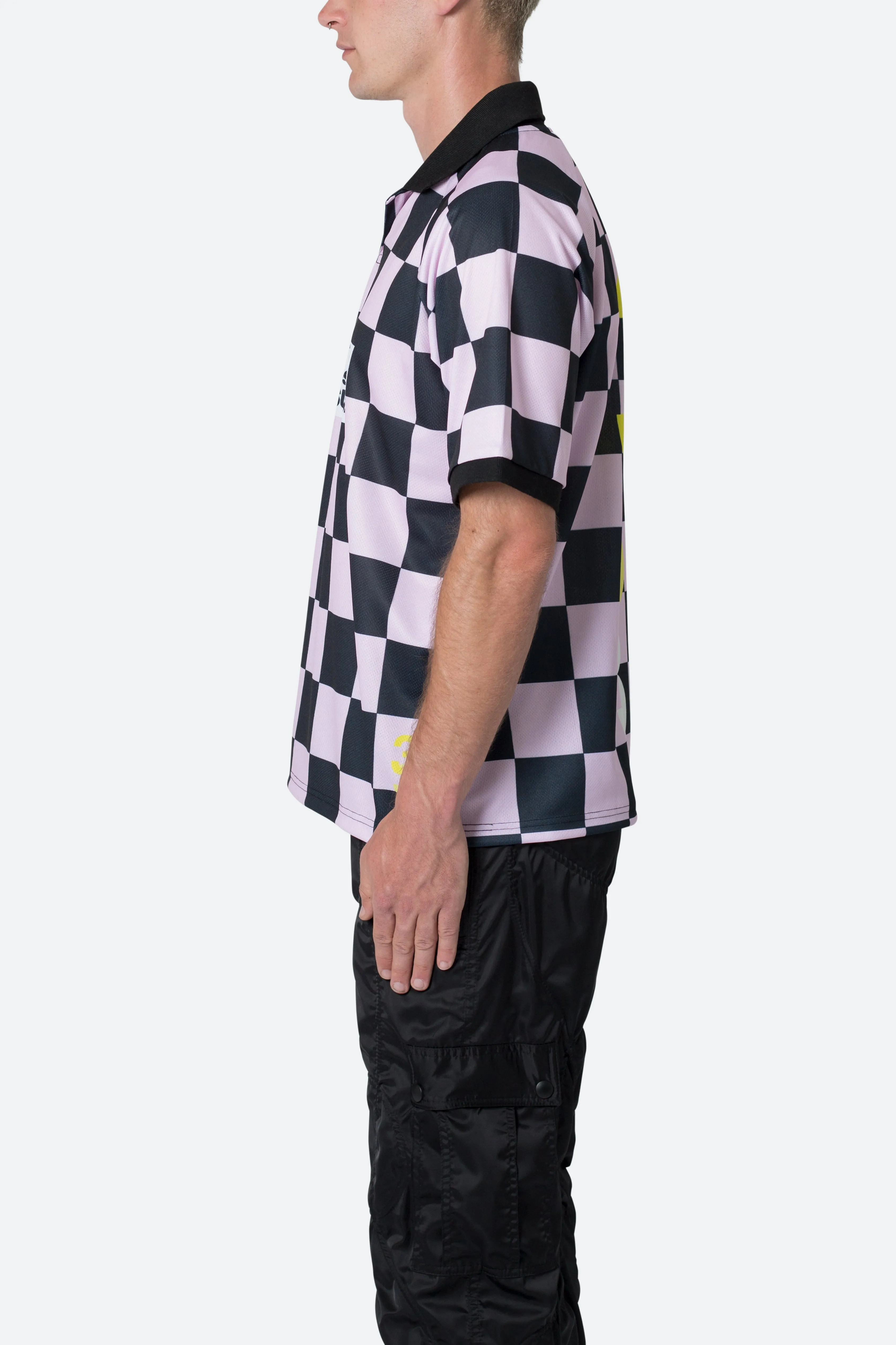 Checkered Jersey - Pink sold by MNML product image thumbnail 5