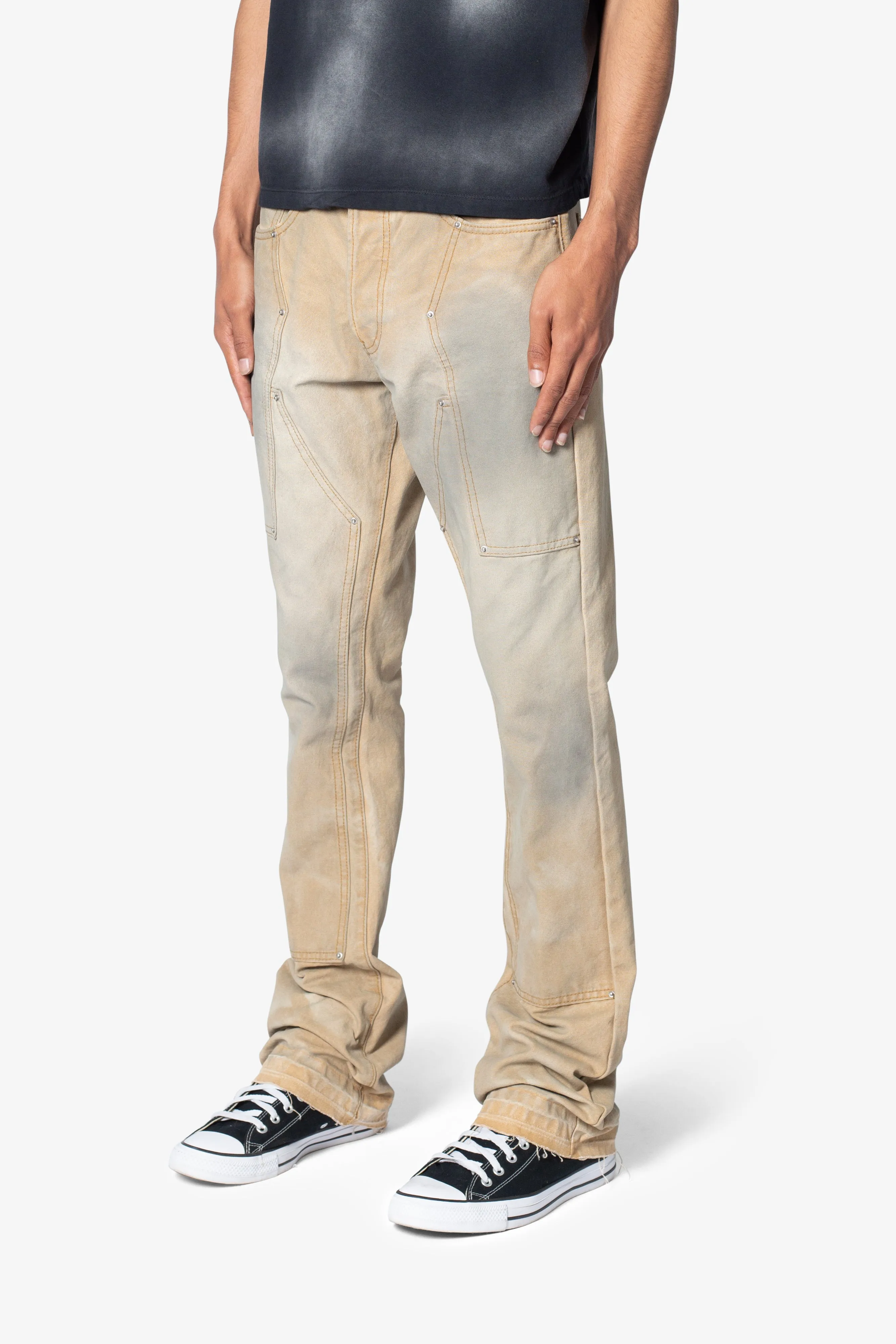 B644 Flare Burnt Cowboy Denim - Black/Brown sold by MNML product image thumbnail 4