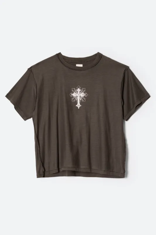 Heart of the Cross Tee - Vintage Black sold by MNML