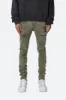 X369 Stretch Skinny Denim - Olive sold by MNML