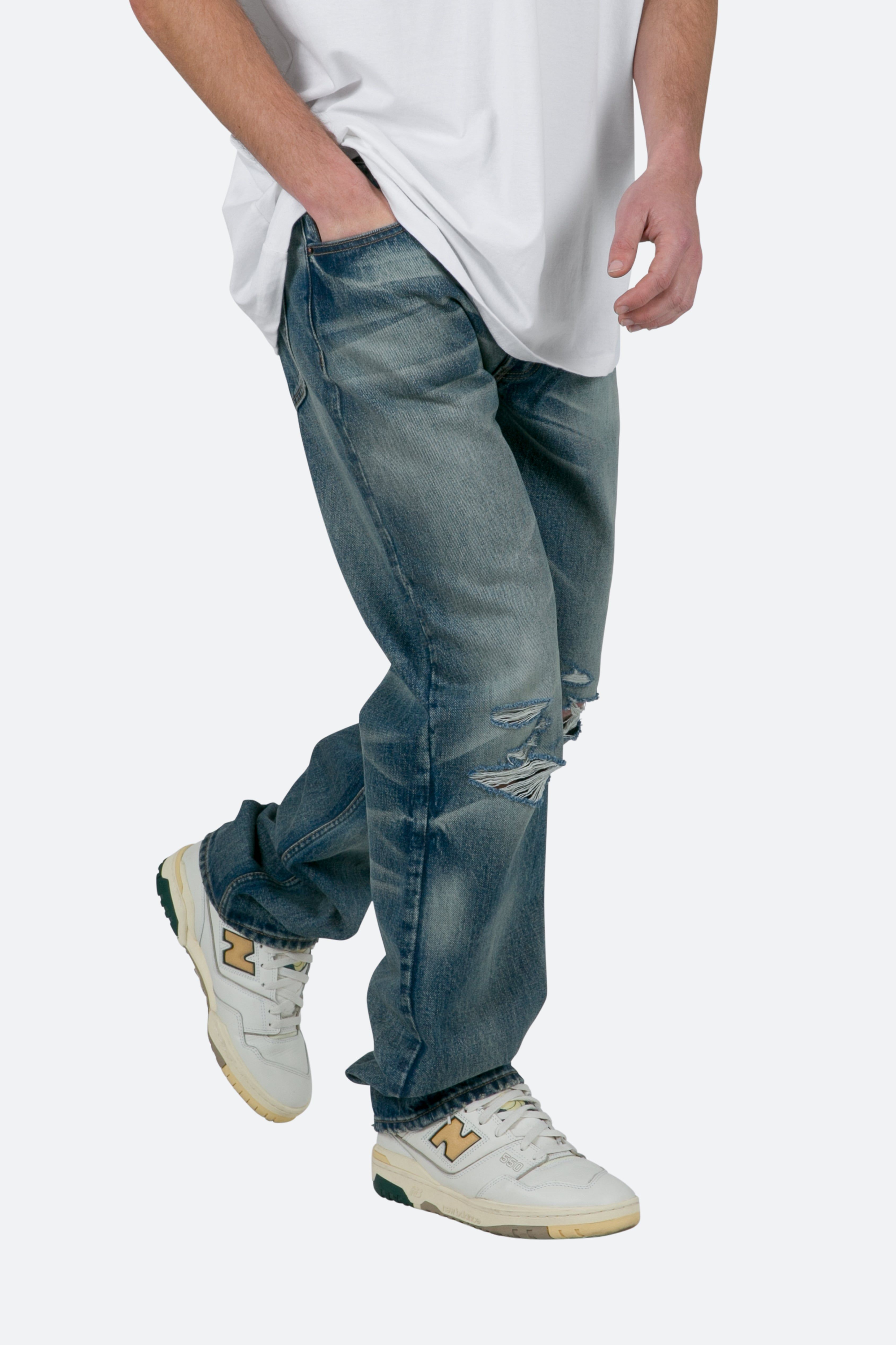 V498 Baggy Denim - Blue sold by MNML product image thumbnail 7