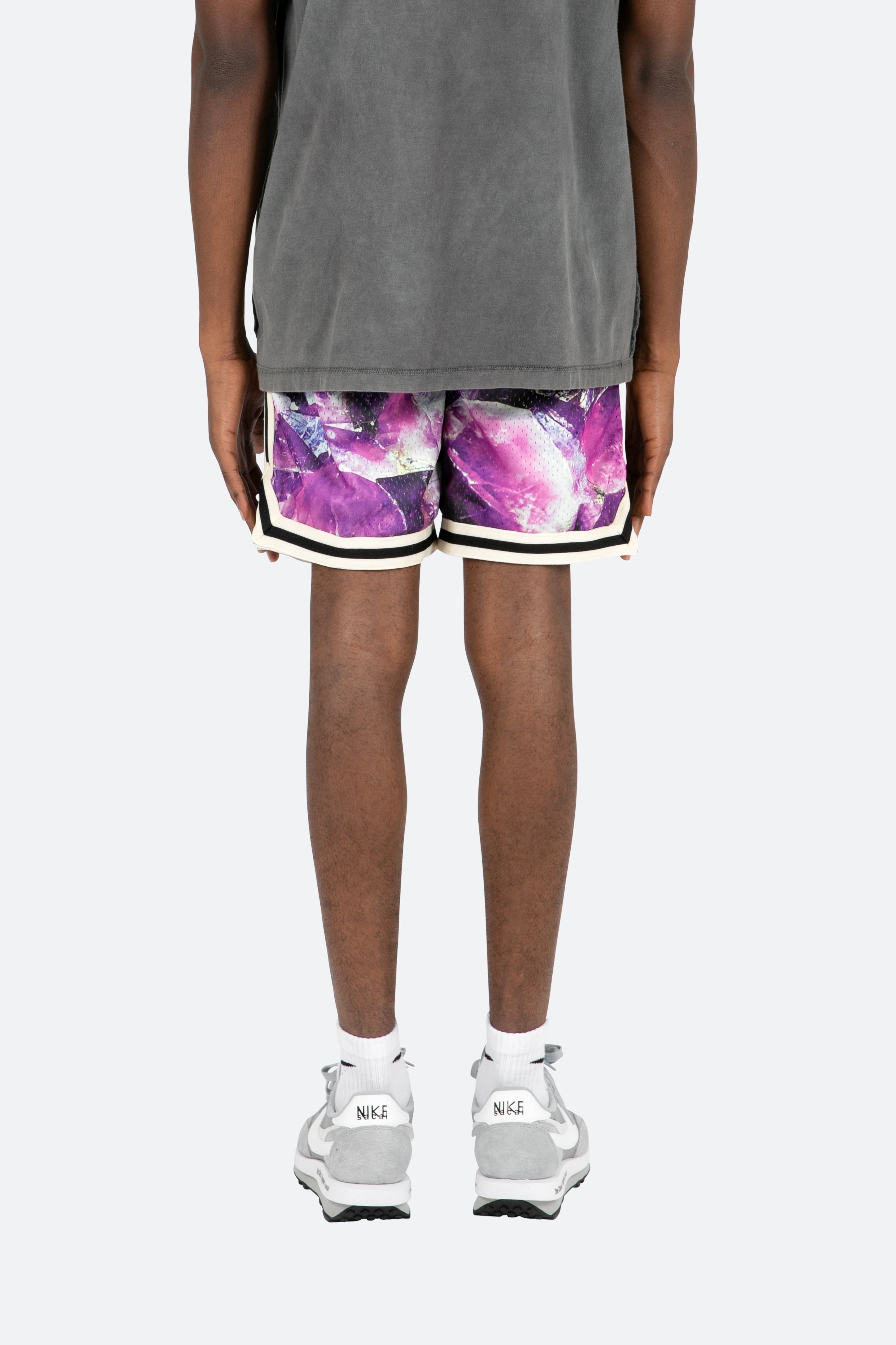 Crystal Basketball Shorts - Purple sold by MNML product image thumbnail 6