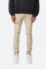 X369 Stretch Skinny Denim - Khaki sold by MNML
