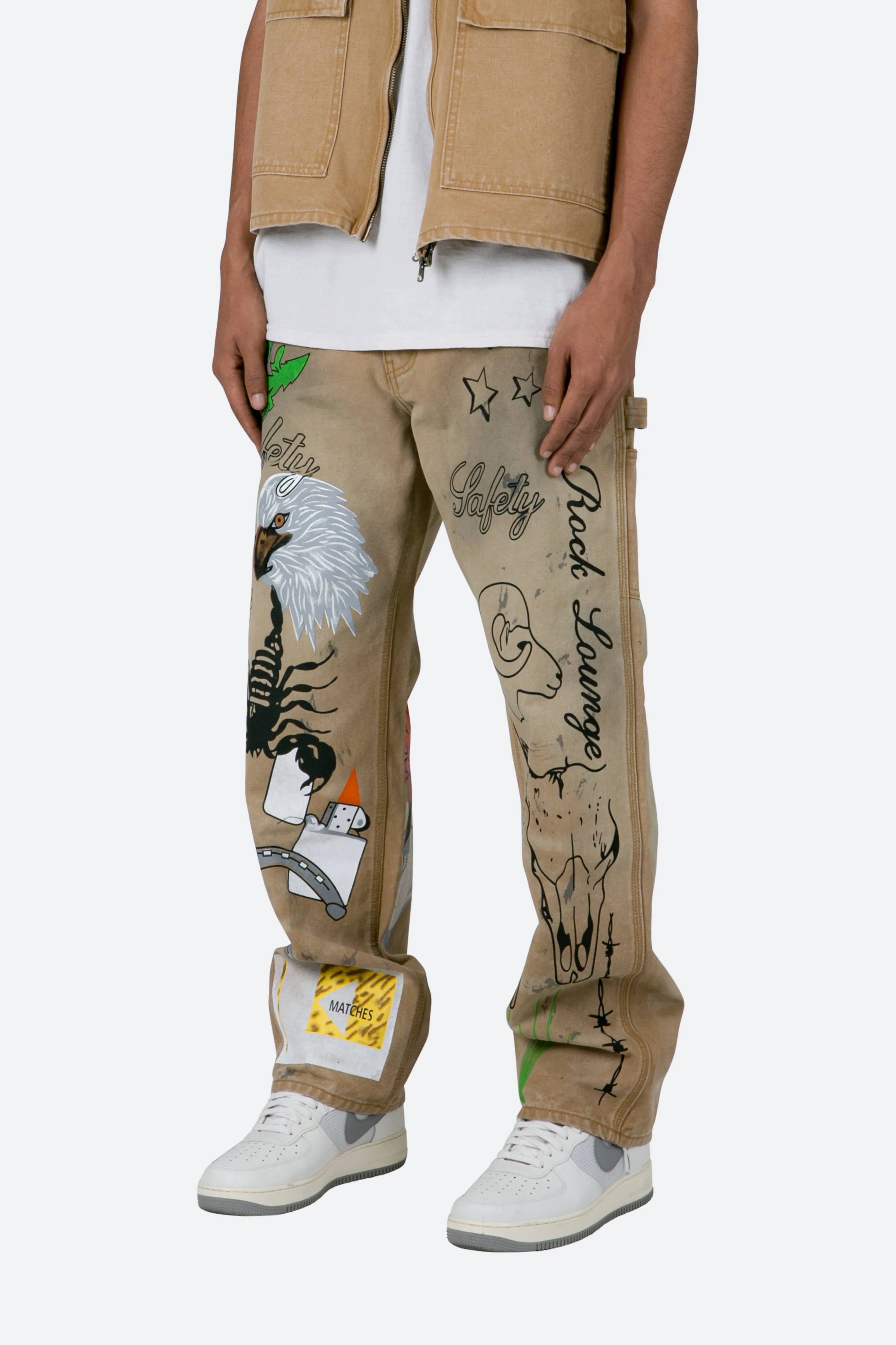 Ranch Work Pants - Tan sold by MNML product image thumbnail 5