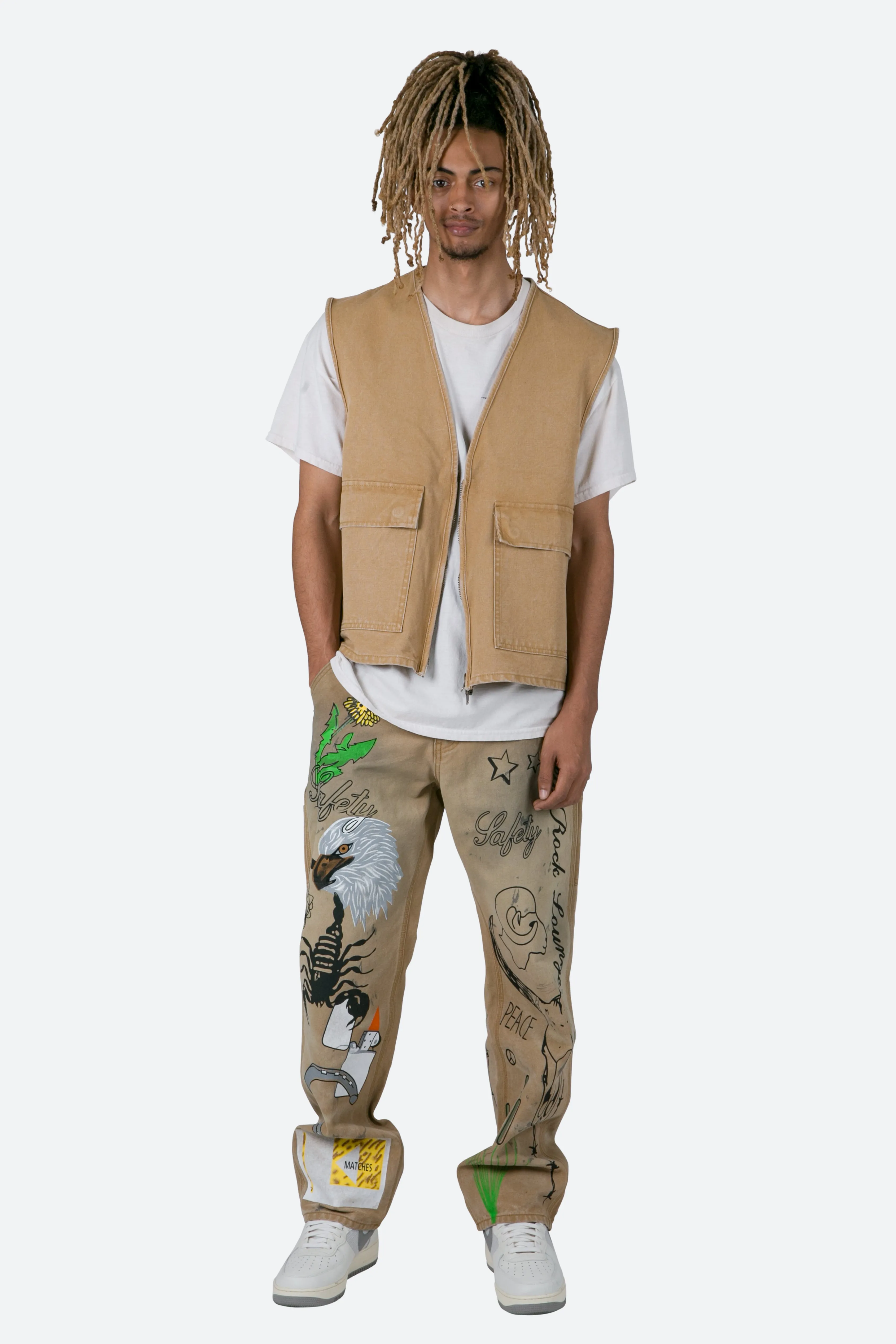 Ranch Work Pants - Tan sold by MNML product image thumbnail 3