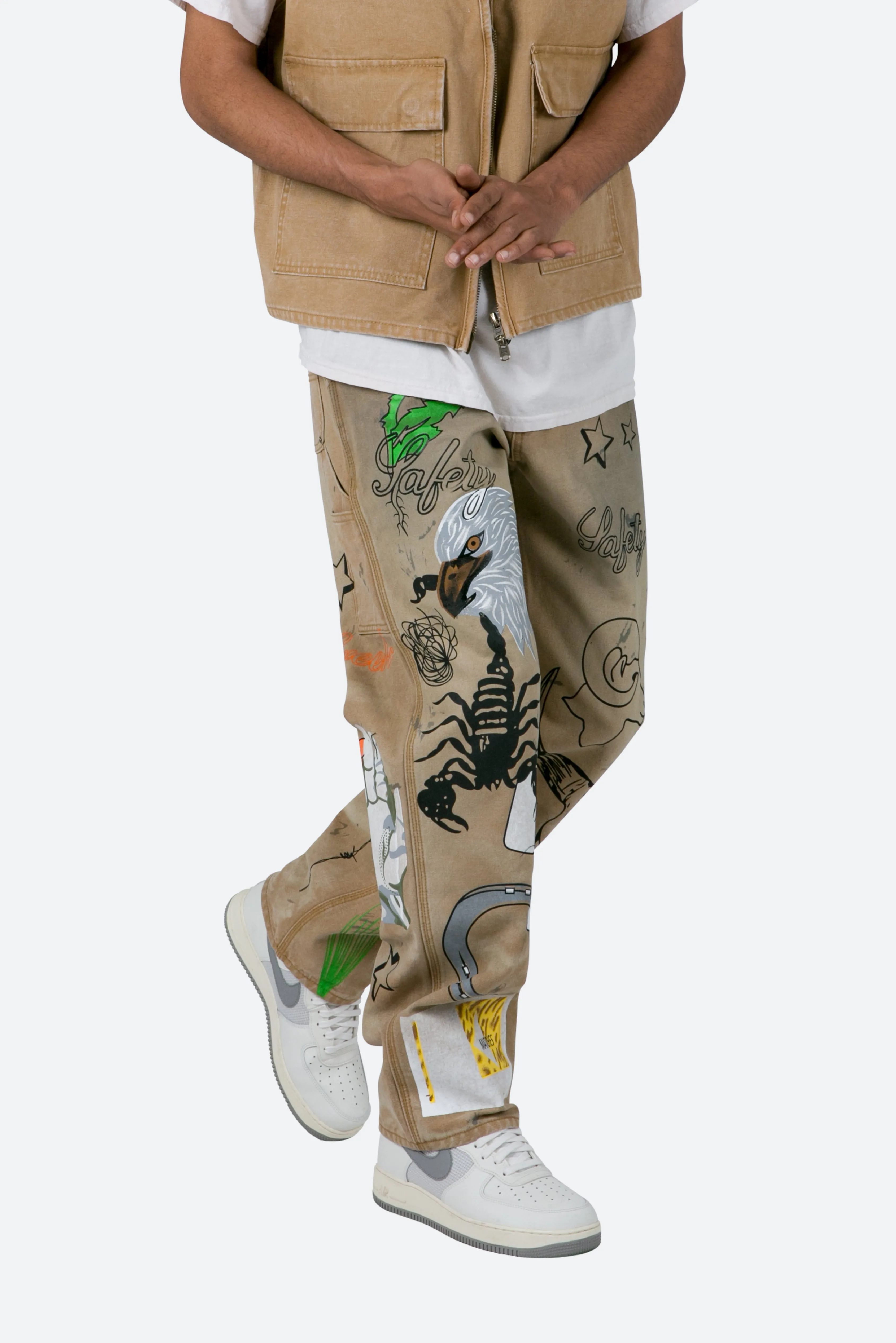 Ranch Work Pants - Tan sold by MNML product image thumbnail 2