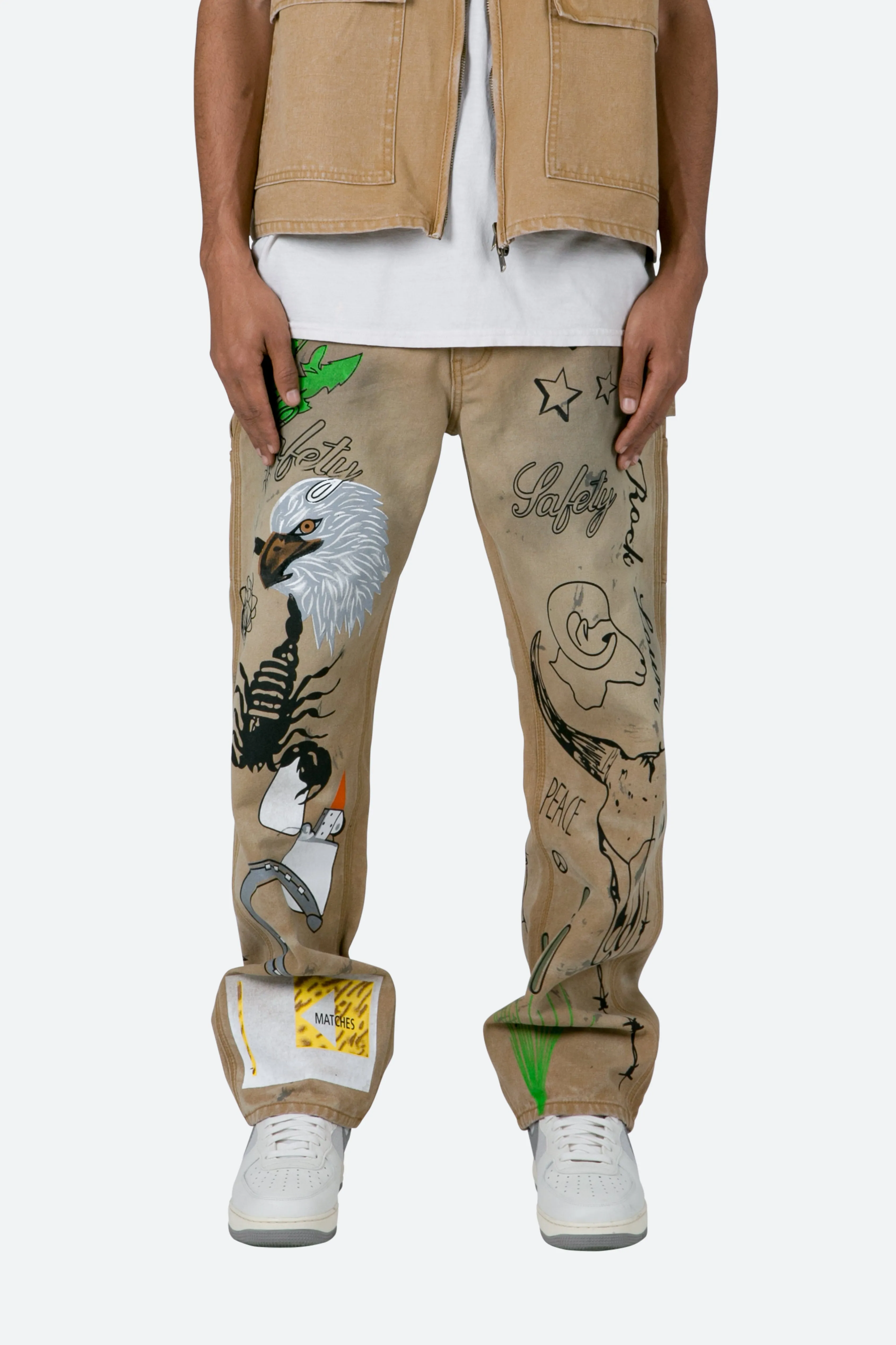 Ranch Work Pants - Tan sold by MNML product image thumbnail 4